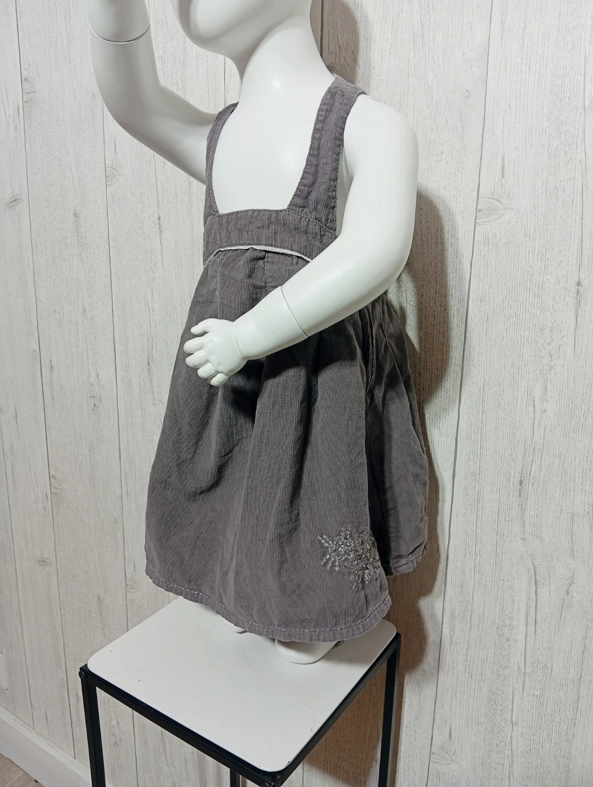 Robe fille - taille 18 mois (81 cm) - kidkanai- couleur gris – Kid Kanai – taille 12-18 mois / 80 cm 3