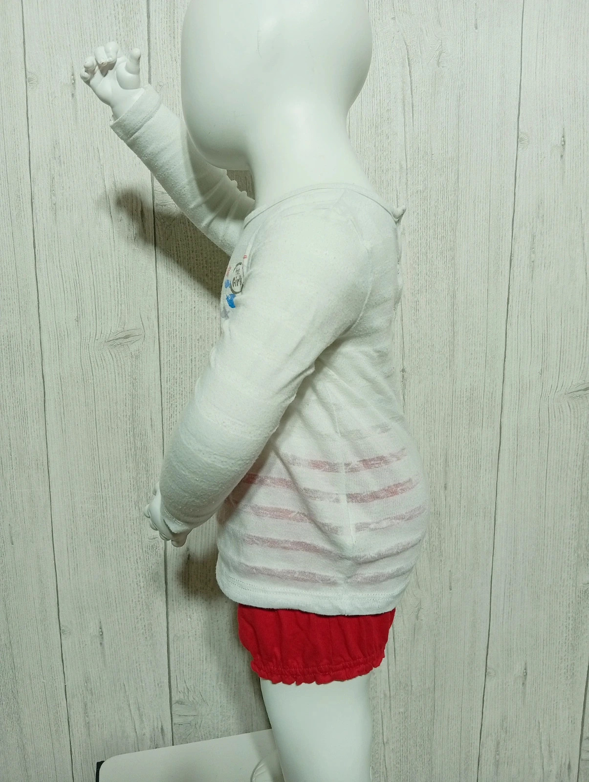 Ensemble 2 pieces fille - taille 18 mois ( 81 cm) - orchestra - couleur blanc et rouge – Orchestra – taille 12-18 mois / 80 cm 5