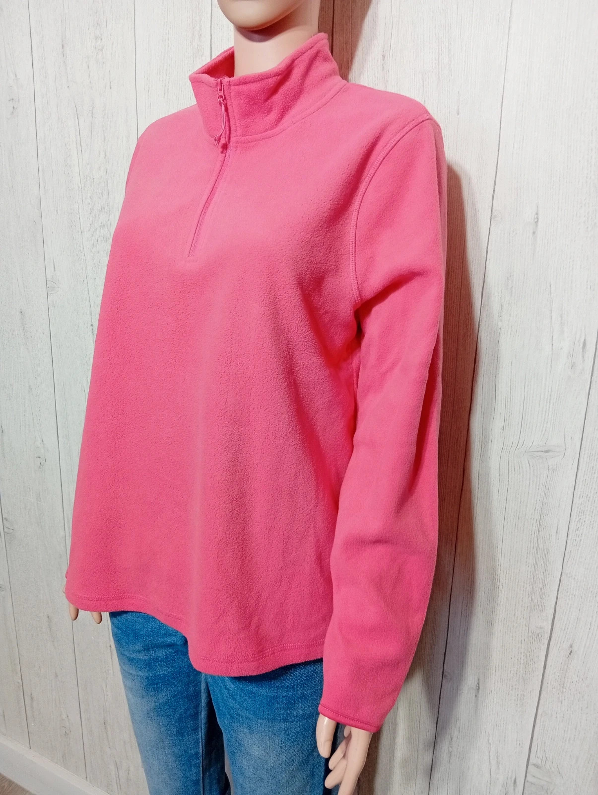 Pull polaire femme - taille L/40 - inextenso- - couleur rose – In Extenso – taille L / 40 / 12 5