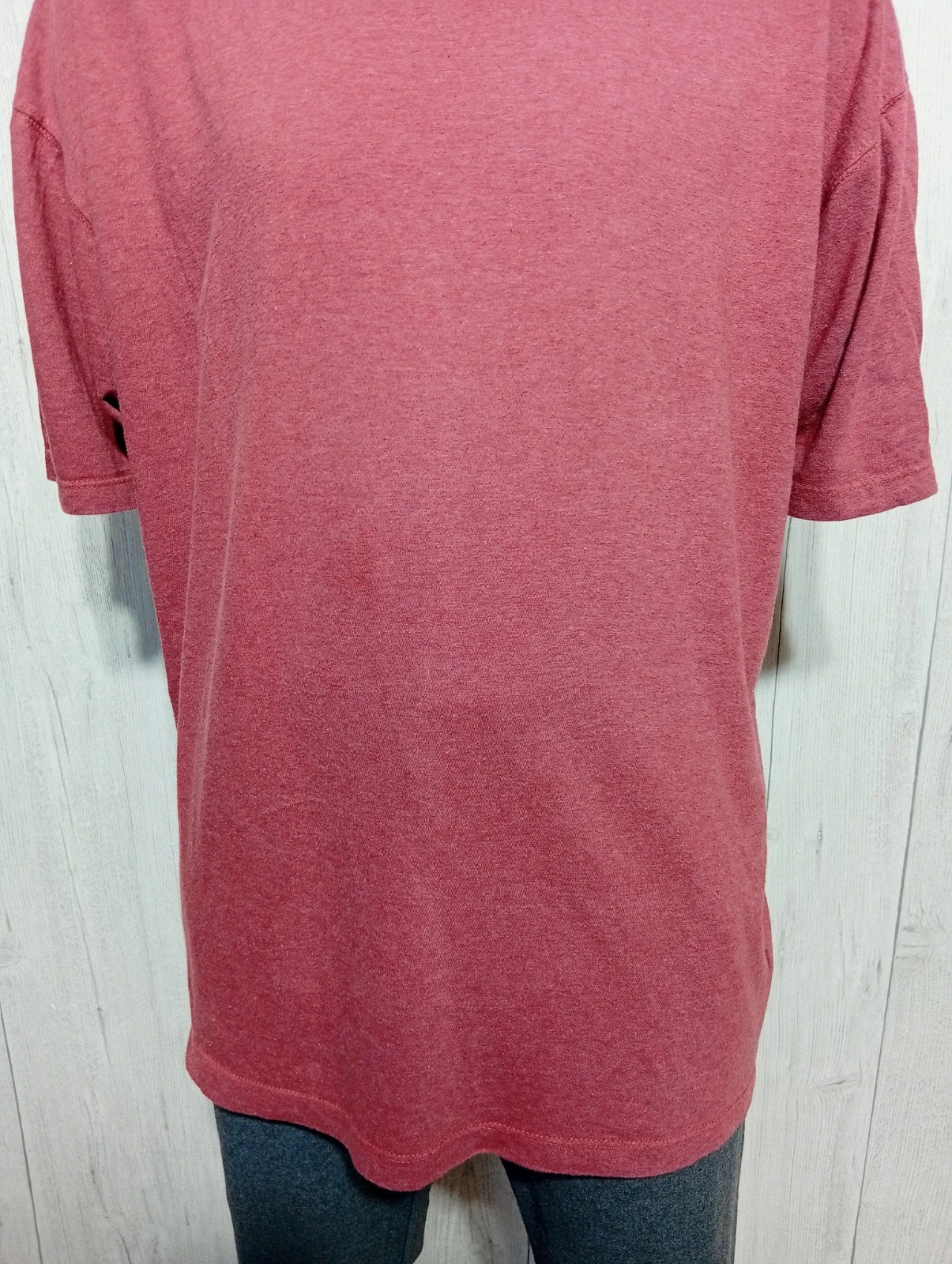T-shirt unis manche courte homme - taille XL/42 - cacharel - couleur corail – Cacharel – taille XL 3