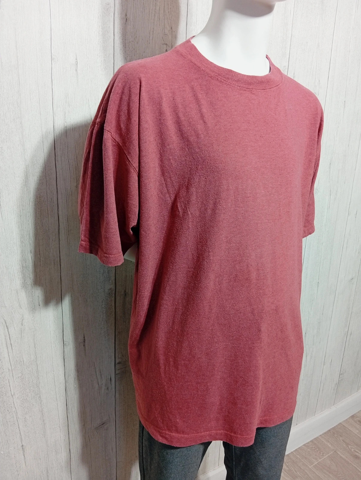 T-shirt unis manche courte homme - taille XL/42 - cacharel - couleur corail – Cacharel – taille XL 4