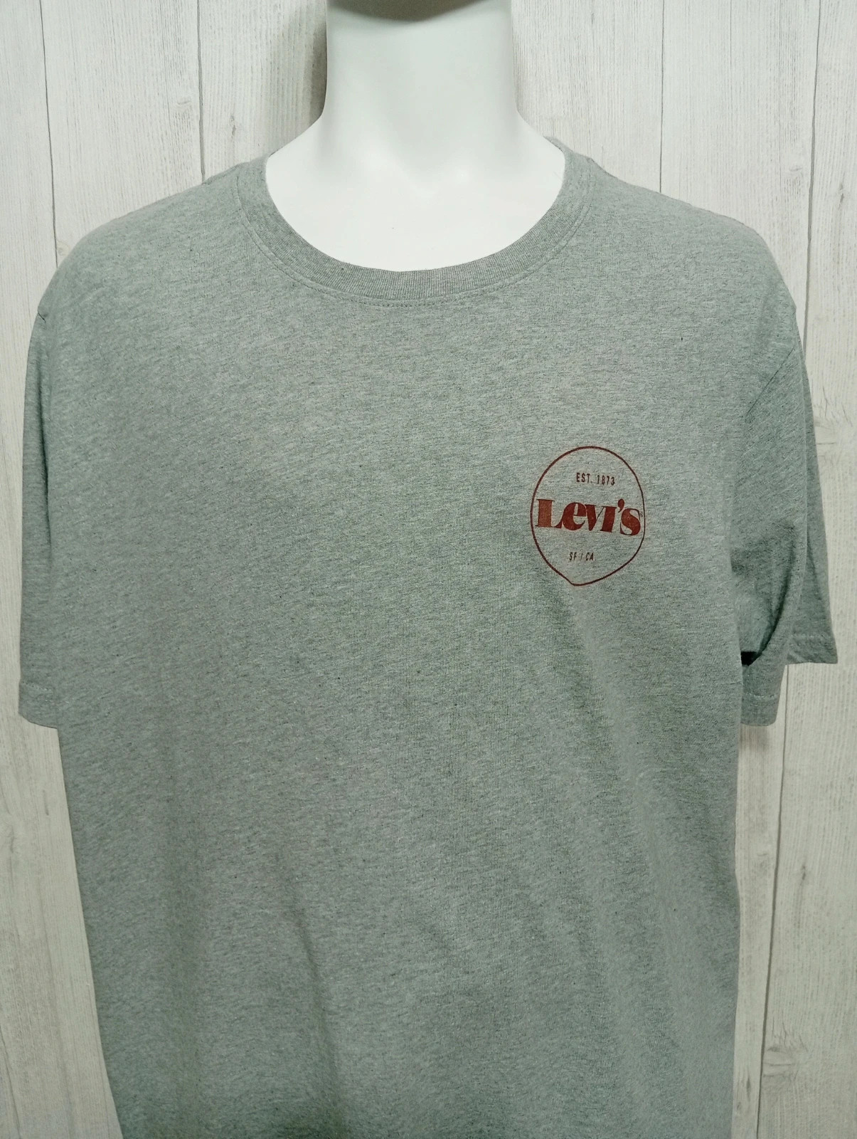 T-shirt imprimé manches courte homme- taille XL/42 - Levi's - couleur gris – Levi's – taille XL 2