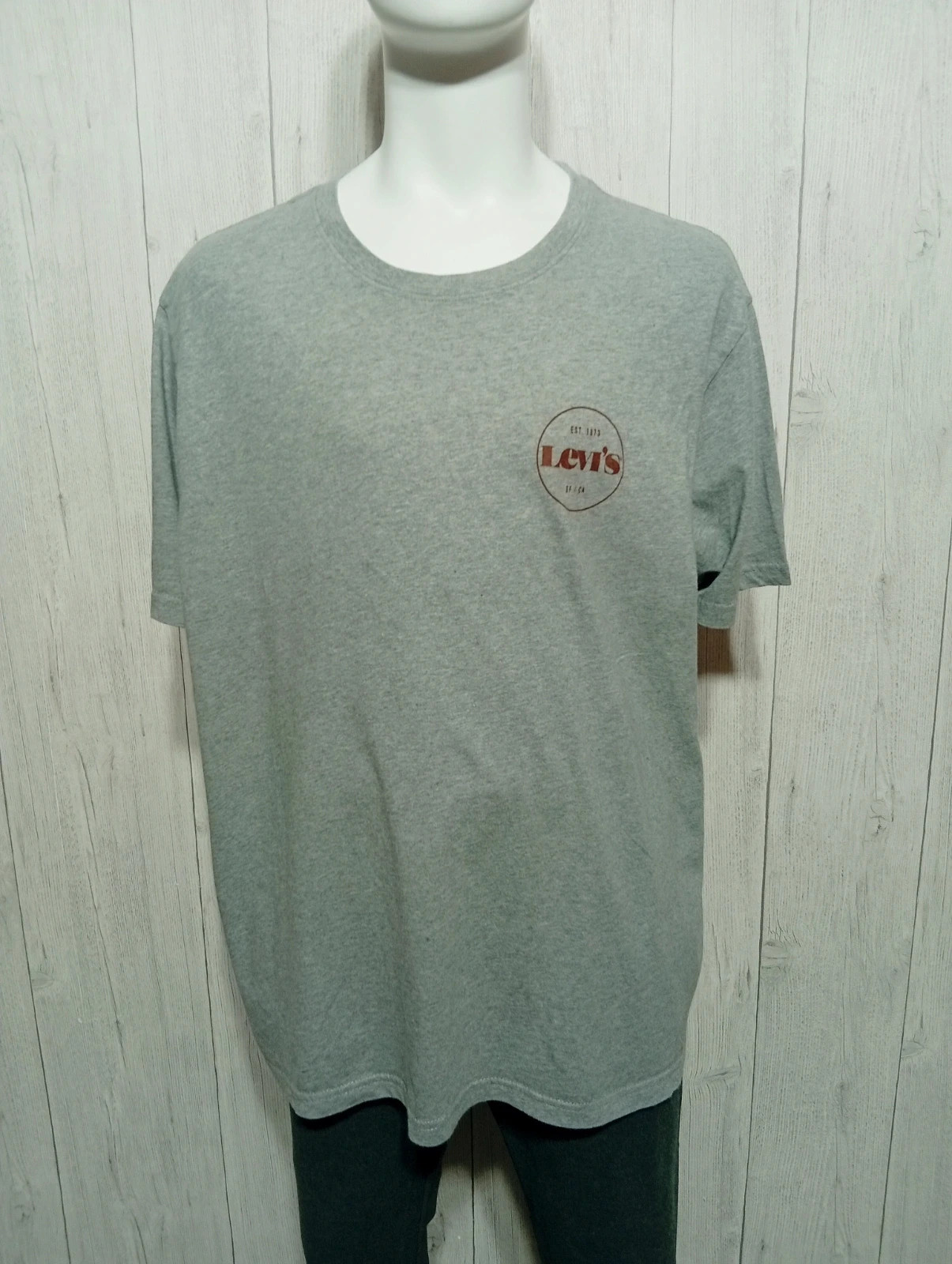 T-shirt imprimé manches courte homme- taille XL/42 - Levi's - couleur gris – Levi's – taille XL