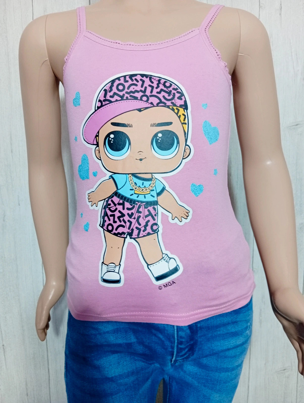 Débardeur fille - taille 7 ans (122/128 cm) - LOL surprise- couleur rose multicolore – L.O.L. Surprise – taille 7 ans / 122 cm 3