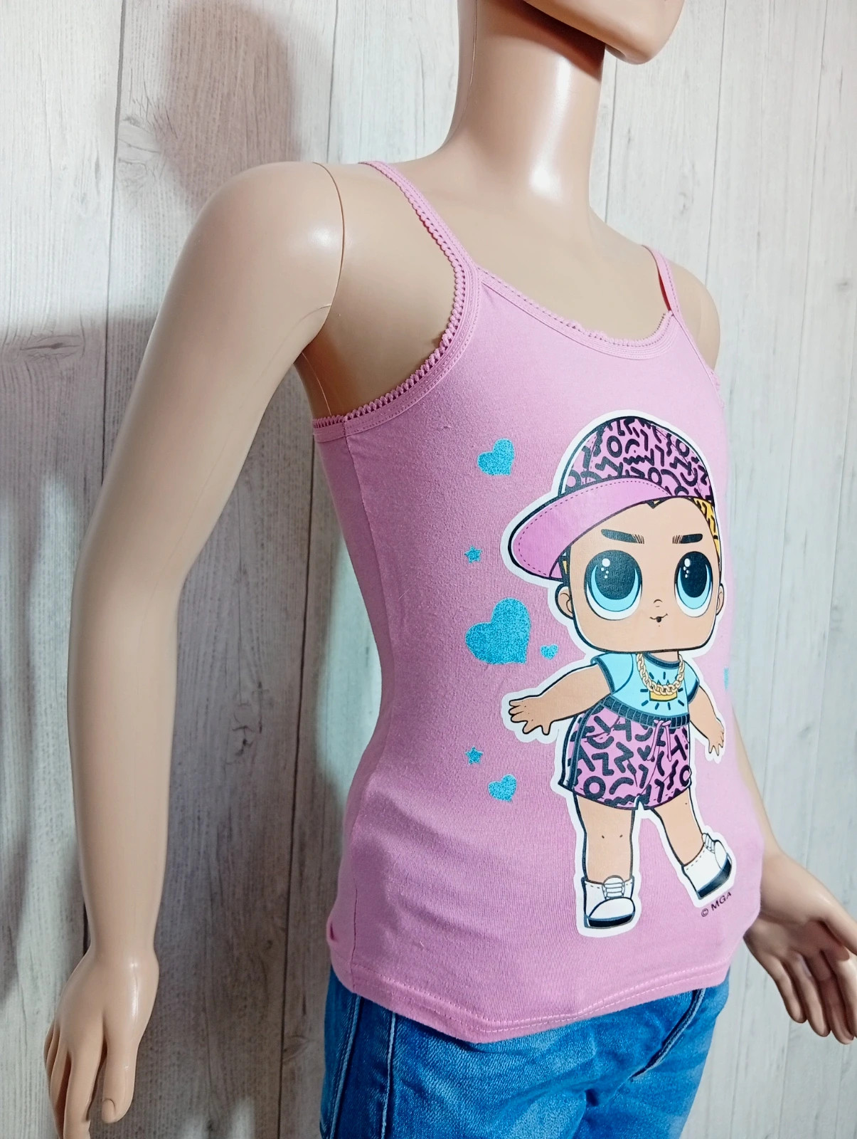 Débardeur fille - taille 7 ans (122/128 cm) - LOL surprise- couleur rose multicolore – L.O.L. Surprise – taille 7 ans / 122 cm 4