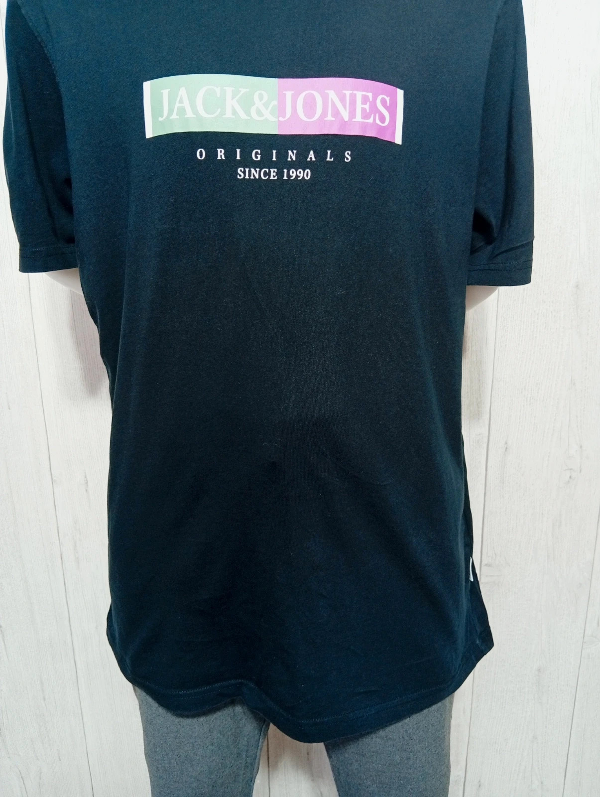 T-shirt imprimé manche courte homme - taille XL/42 - jack&jones - couleur noir – Jack & Jones – taille XL 3
