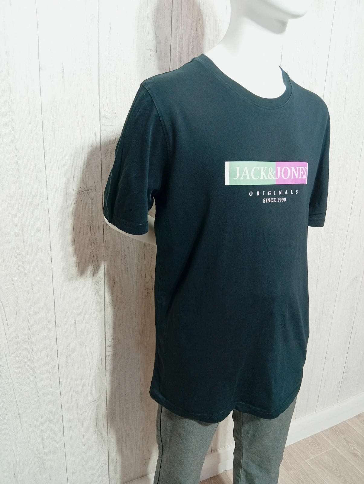 T-shirt imprimé manche courte homme - taille XL/42 - jack&jones - couleur noir – Jack & Jones – taille XL 4