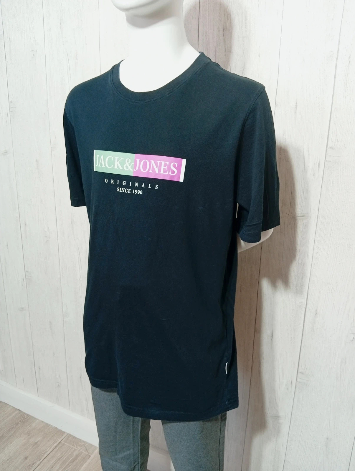 T-shirt imprimé manche courte homme - taille XL/42 - jack&jones - couleur noir – Jack & Jones – taille XL 5