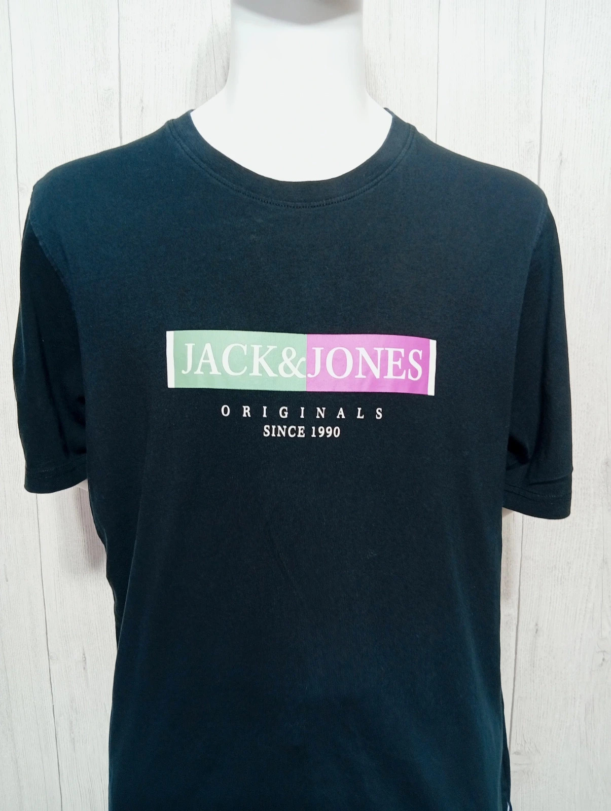 T-shirt imprimé manche courte homme - taille XL/42 - jack&jones - couleur noir – Jack & Jones – taille XL 2