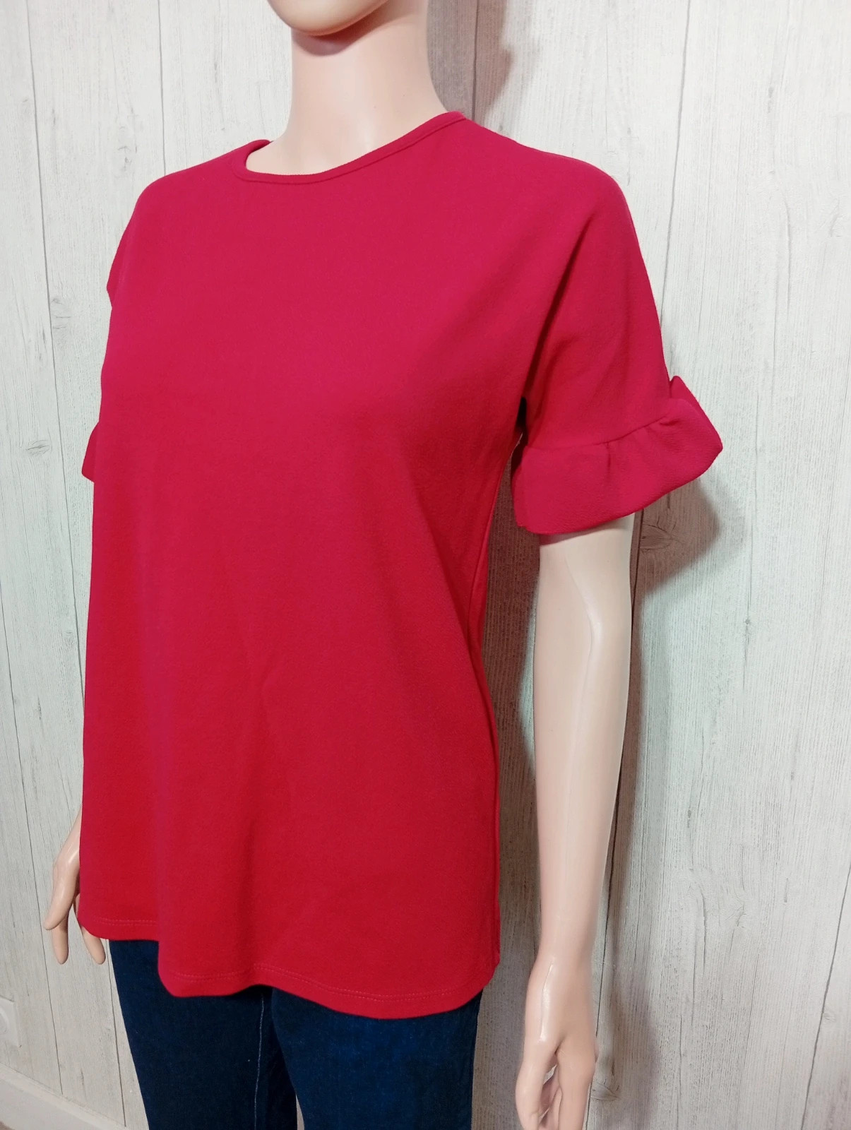 Blouse femme - taille S/36 - miss glammy - couleur rouge – Miss Glammy – taille S / 36 / 8 5