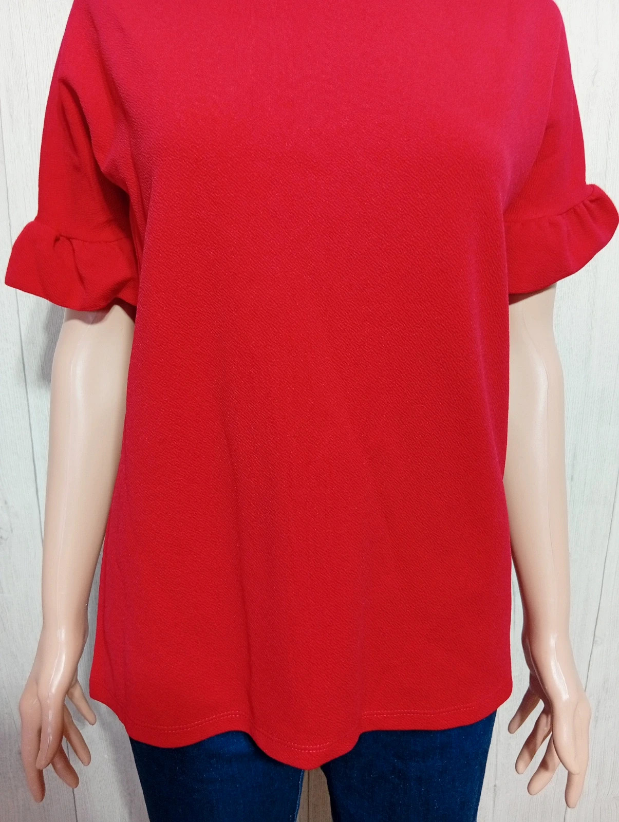 Blouse femme - taille S/36 - miss glammy - couleur rouge – Miss Glammy – taille S / 36 / 8 3