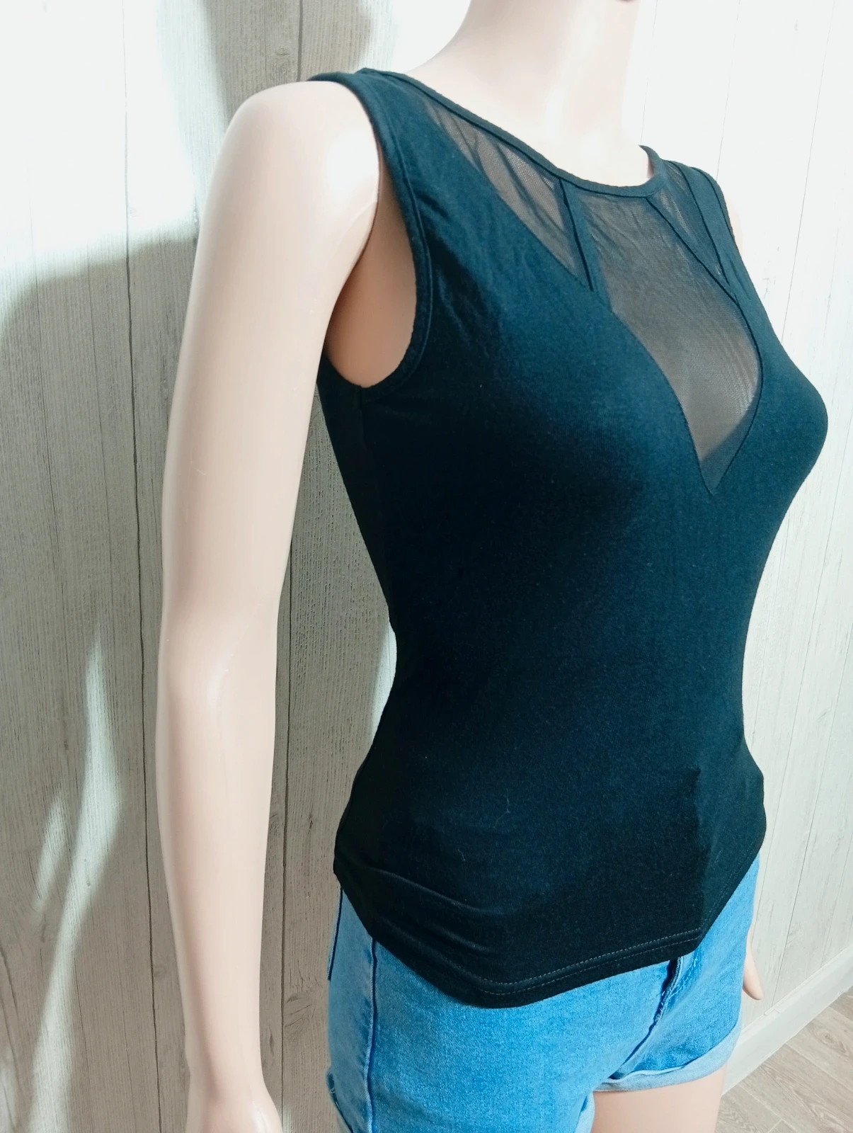 Débardeur femme - taille S/36 - shein - couleur noir – Shein – taille S / 36 / 8 4