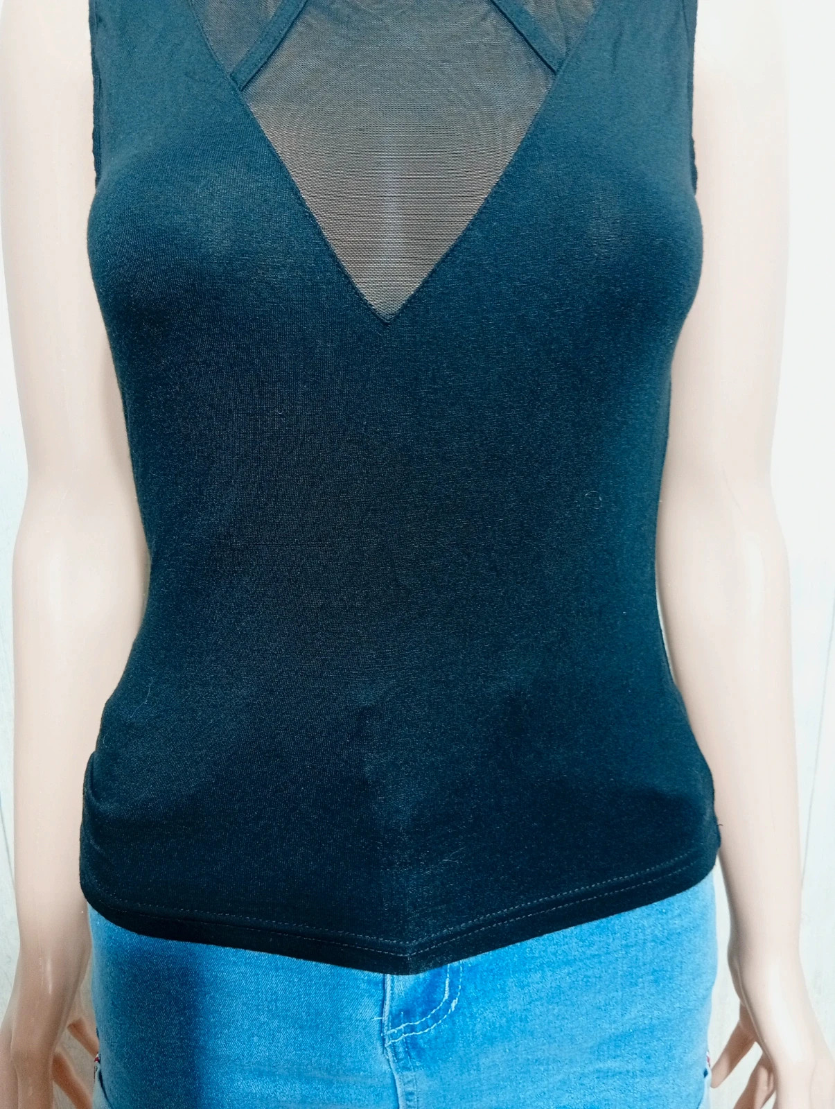 Débardeur femme - taille S/36 - shein - couleur noir – Shein – taille S / 36 / 8 3
