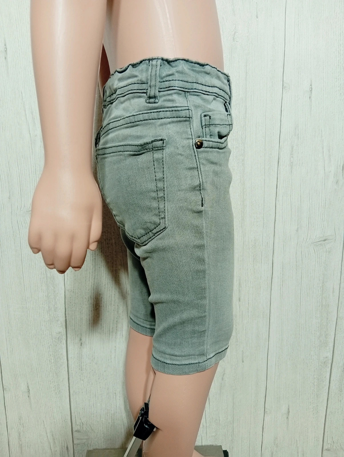 Short en jean garcon - taille 4/5 ans (110 cm)- denim co - couleur gris – Denim Co – taille 5 ans / 110 cm 4