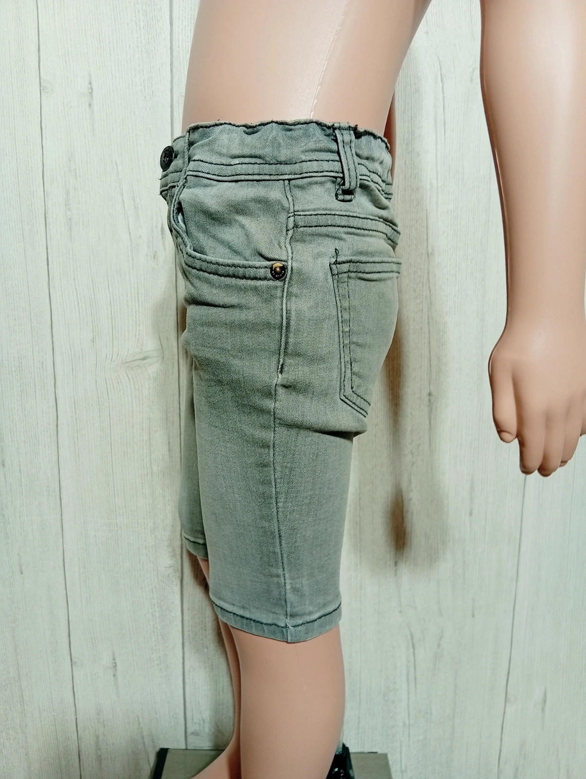 Short en jean garcon - taille 4/5 ans (110 cm)- denim co - couleur gris – Denim Co – taille 5 ans / 110 cm 5