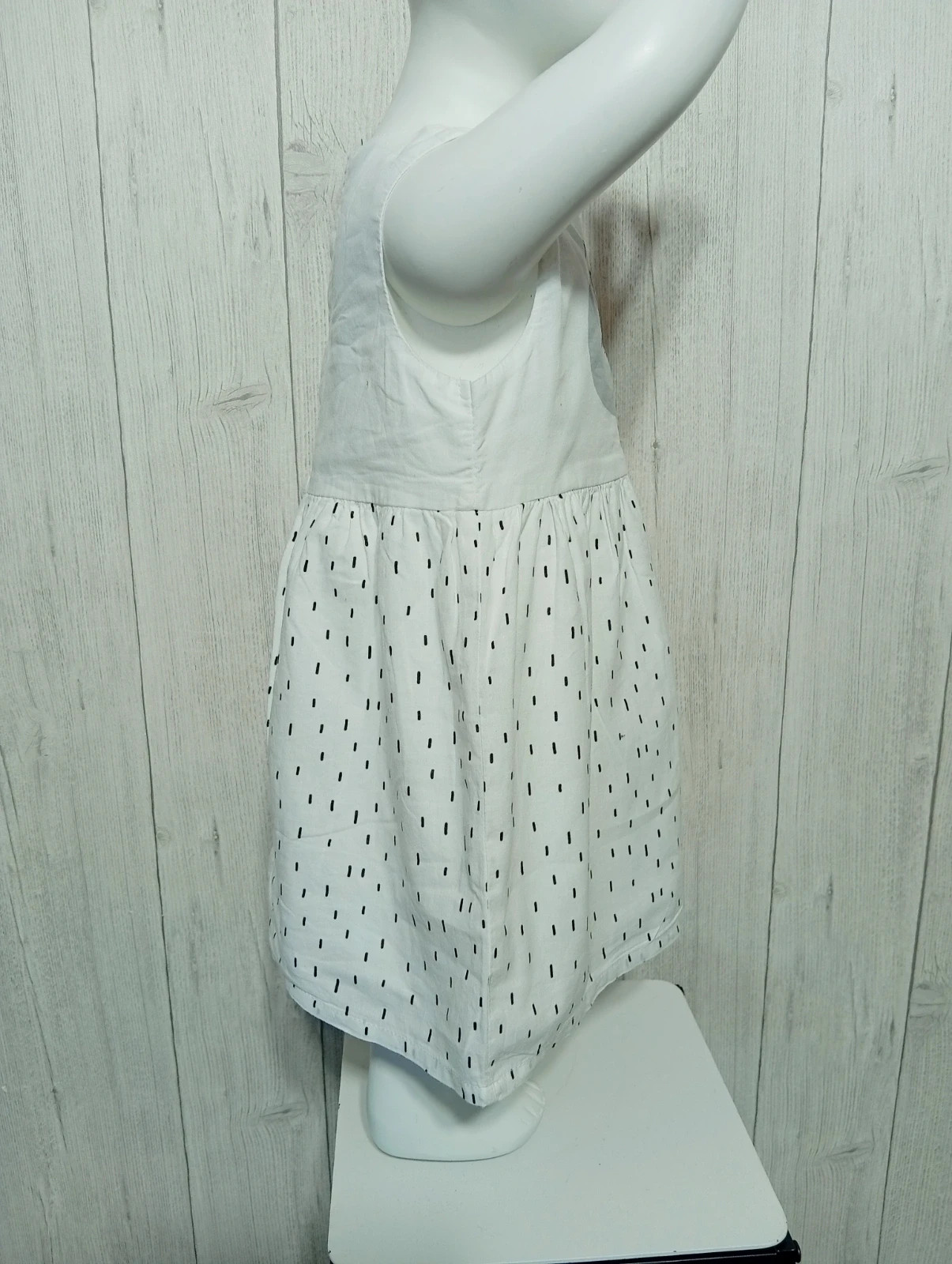 Robe fille - taille 18 mois (77/82 cm)- Kiabi - couleur blanc et noir – Kiabi – taille 12-18 mois / 80 cm 5