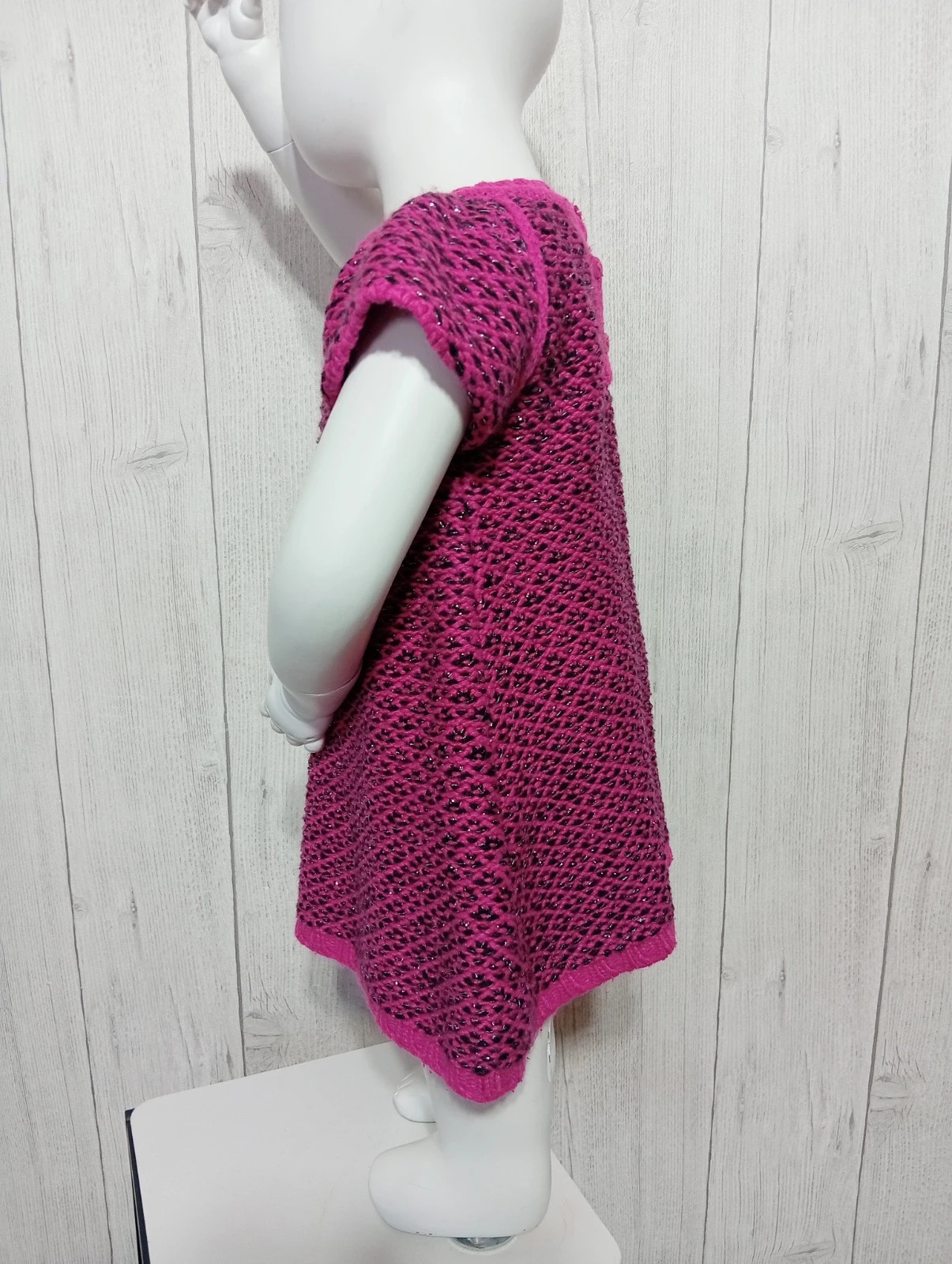 Robe d'hiver fille - taille 18 mois (81 cm) - orchestra - couleur fushia noir argente – Orchestra – taille 12-18 mois / 80 cm 5