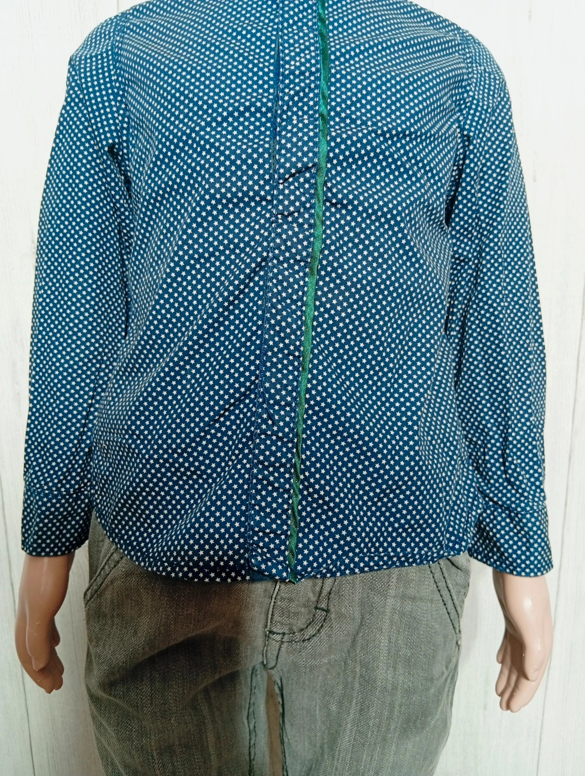 Chemise imprimé garcon- taille 4 ans (104 cm) - sergent major - couleur marine et blanc – Sergent Major – taille 4 ans / 104 cm 3