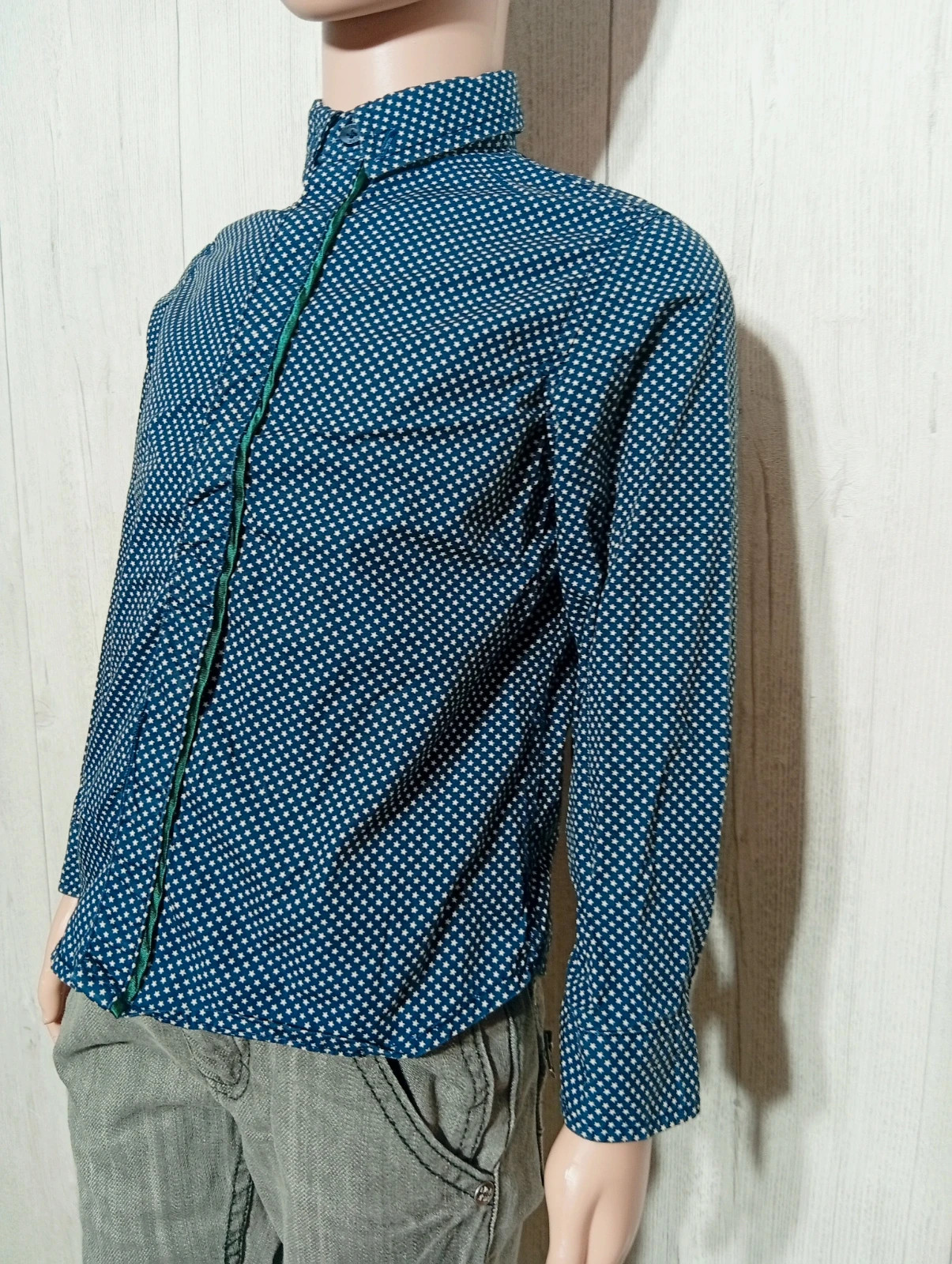 Chemise imprimé garcon- taille 4 ans (104 cm) - sergent major - couleur marine et blanc – Sergent Major – taille 4 ans / 104 cm 5