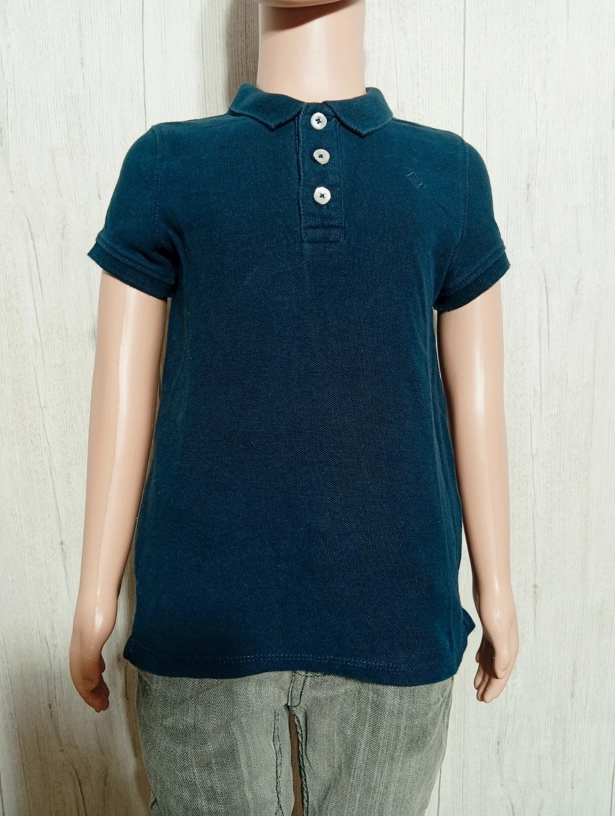 Polo uni garcon - taille 3/4ans (104 cm) - primark - couleur marine – Primark – taille 4 ans / 104 cm