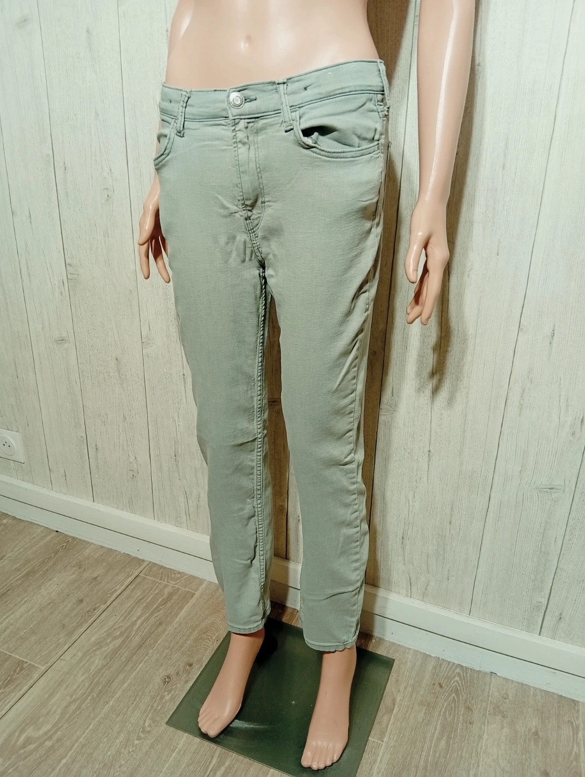 Jeans slim fille - taille 14 ans (164 cm) - H&M- couleur gris – H&M – taille 14 ans / 164 cm 5