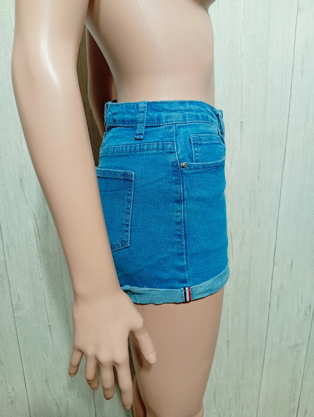 Short en jean fille - taille 14ans/S (164 cm) - shein - couleur bleu – Shein – taille 14 ans / 164 cm 4
