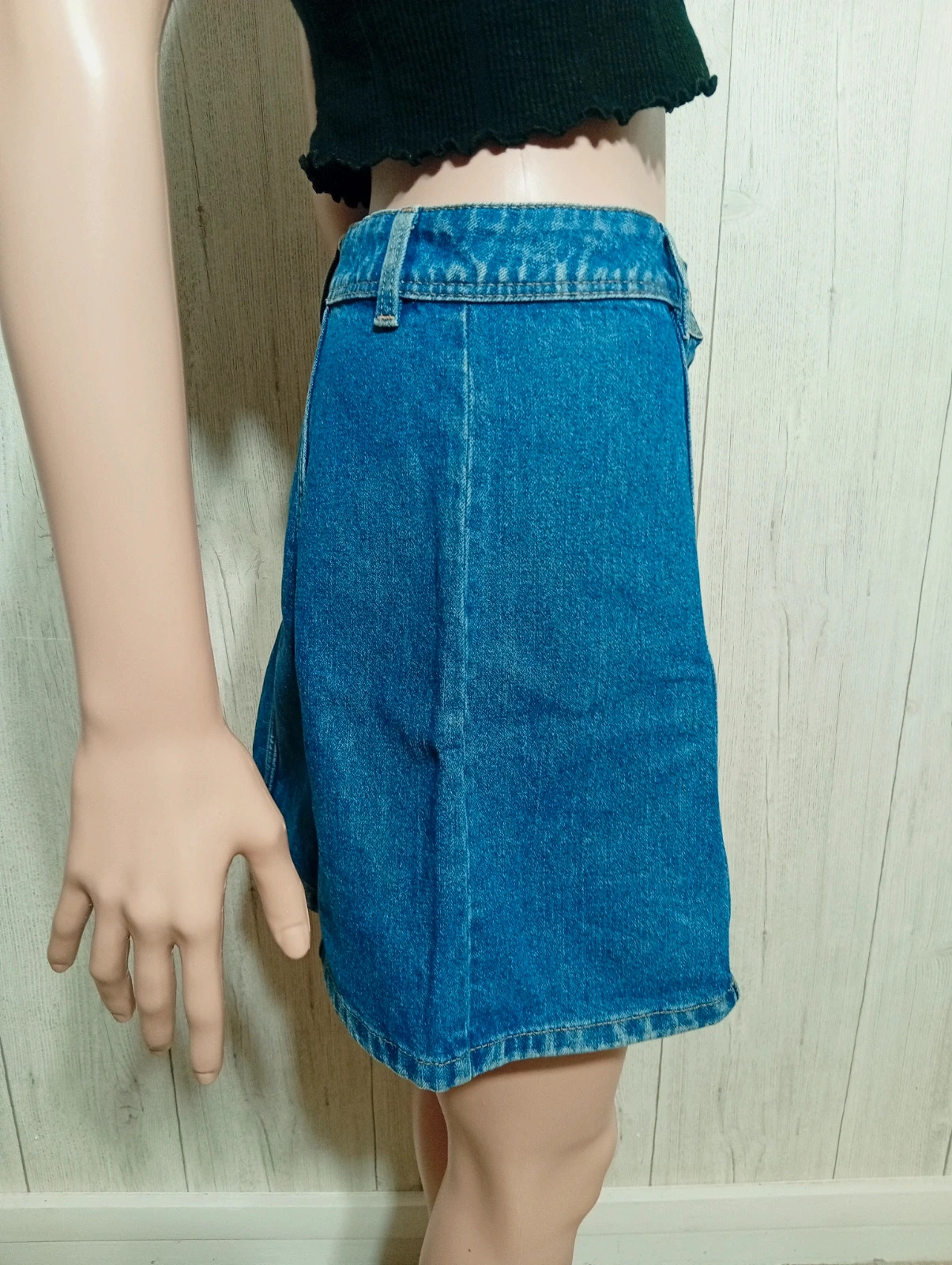 Jupe en jeans femme- taille S/36- H&M- couleur bleu – H&M – taille S / 36 / 8 4