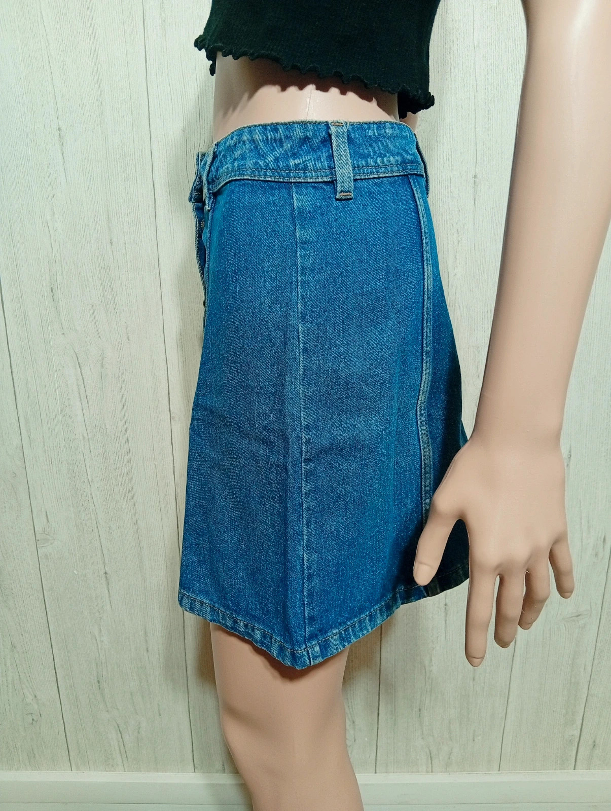 Jupe en jeans femme- taille S/36- H&M- couleur bleu – H&M – taille S / 36 / 8 5
