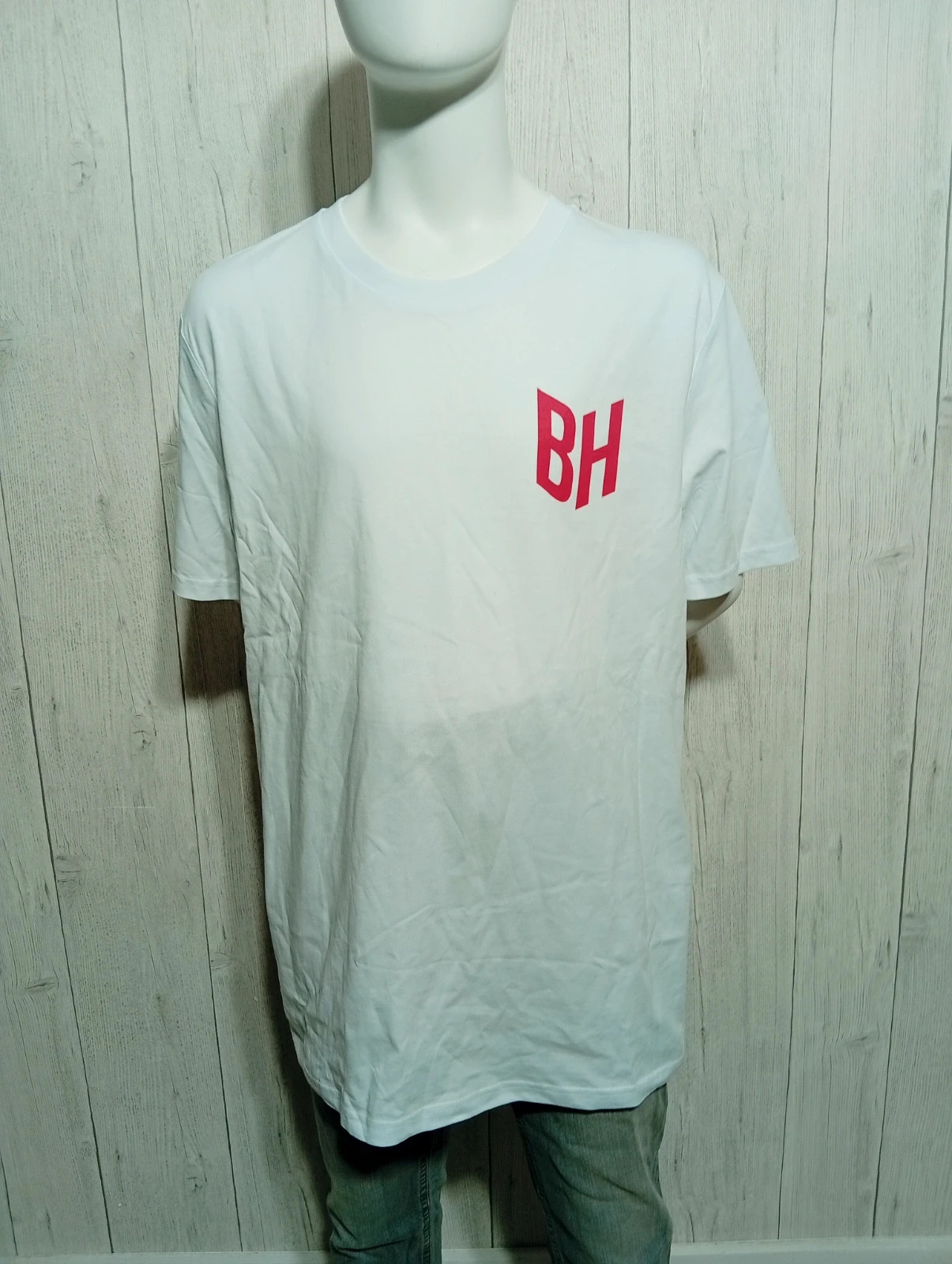 T-shirt imprimé manches courtes homme - taille XL/42 - Stanley - couleur blanc