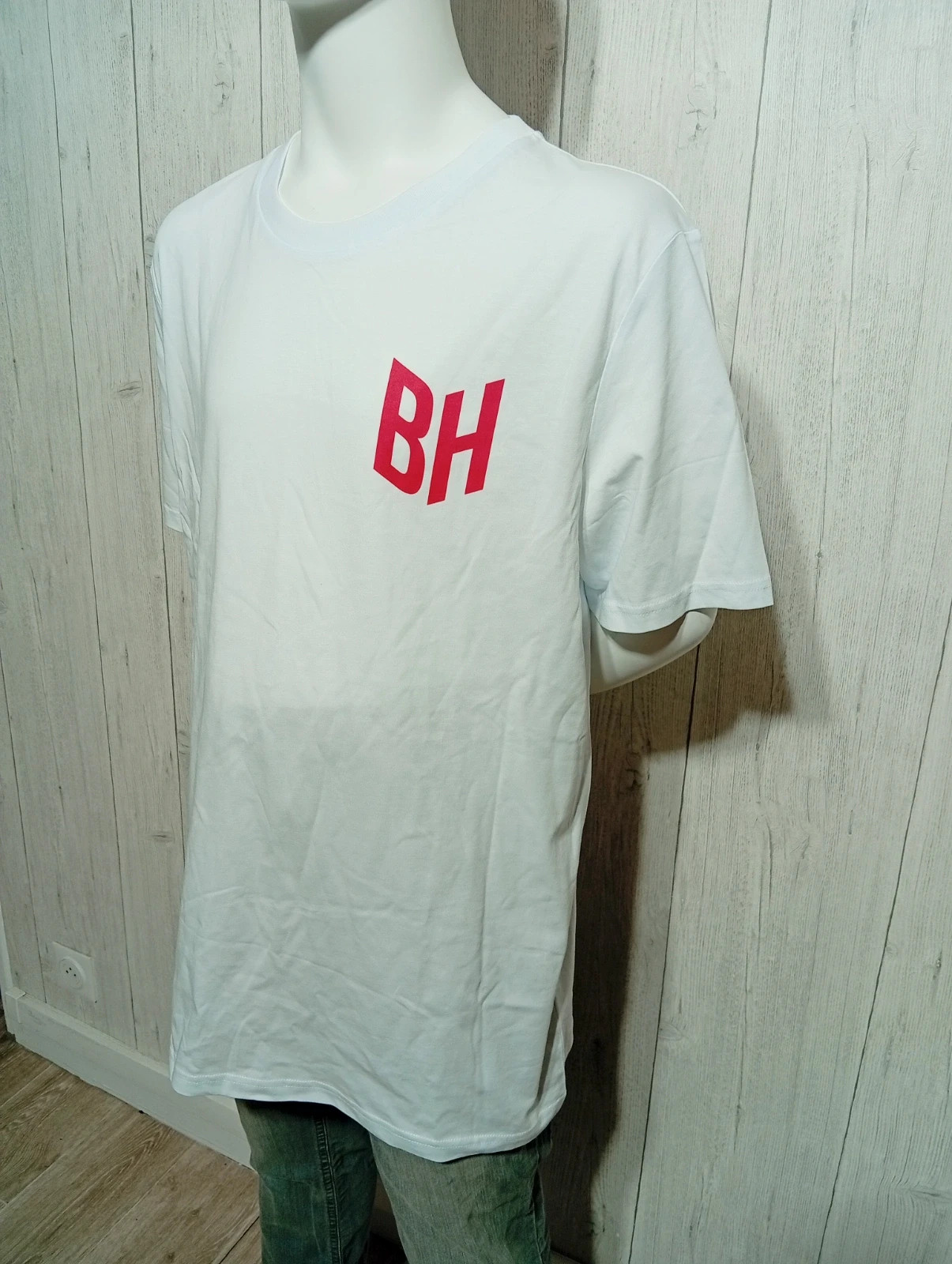 T-shirt imprimé manches courtes homme - taille XL/42 - Stanley - couleur blanc – Stanley – taille XL 5
