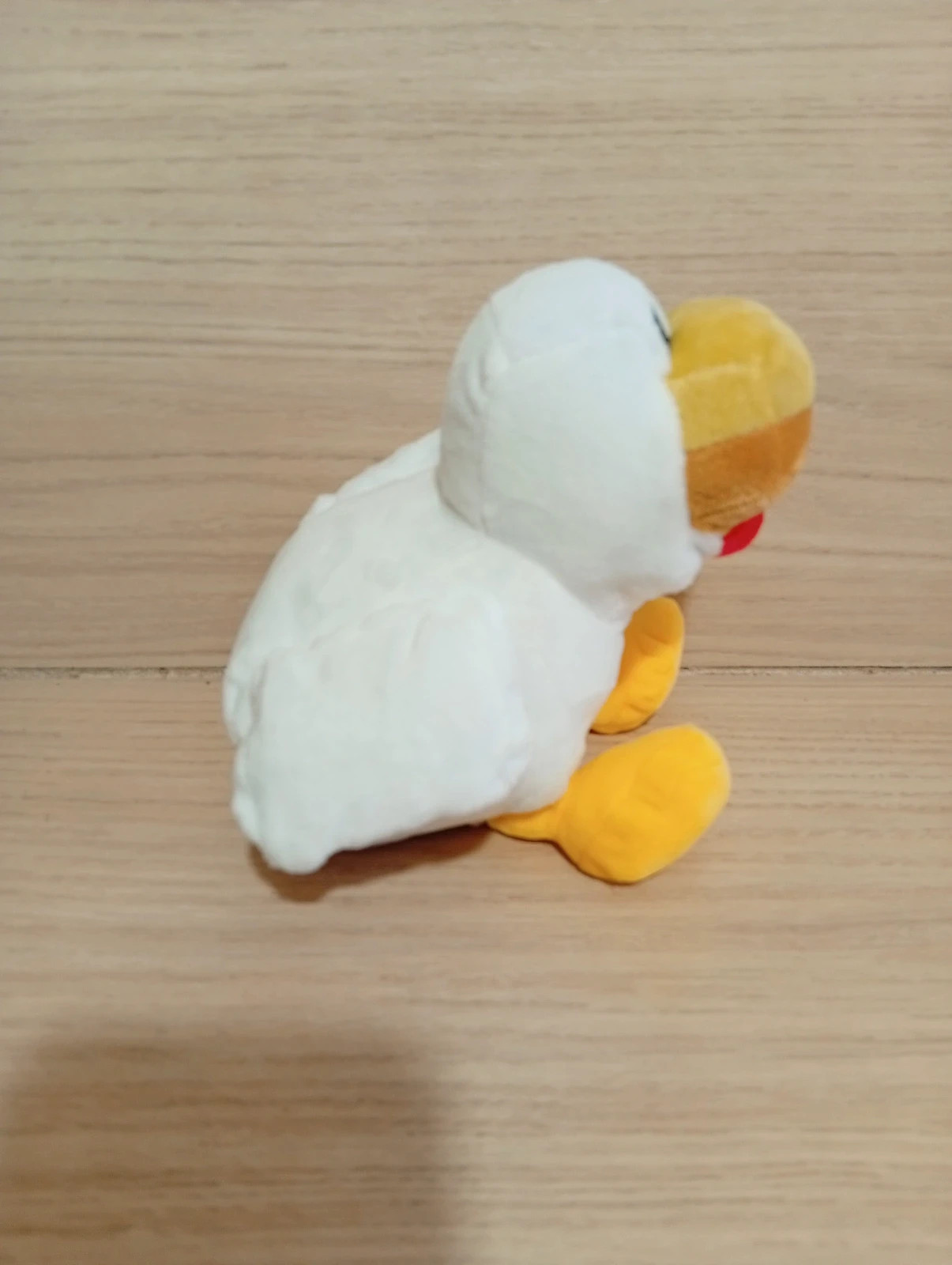 Peluche poule - taille hauteur 18 cm - couleur blanc jaune – Minecraft – taille Taille unique 3