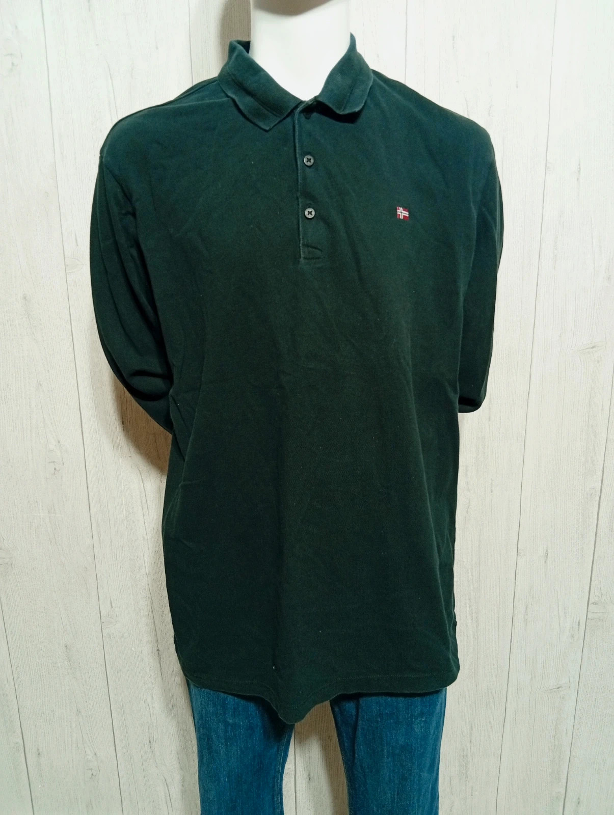 Polo manches longues homme - taille XL/42 -napapijri - couleur noir