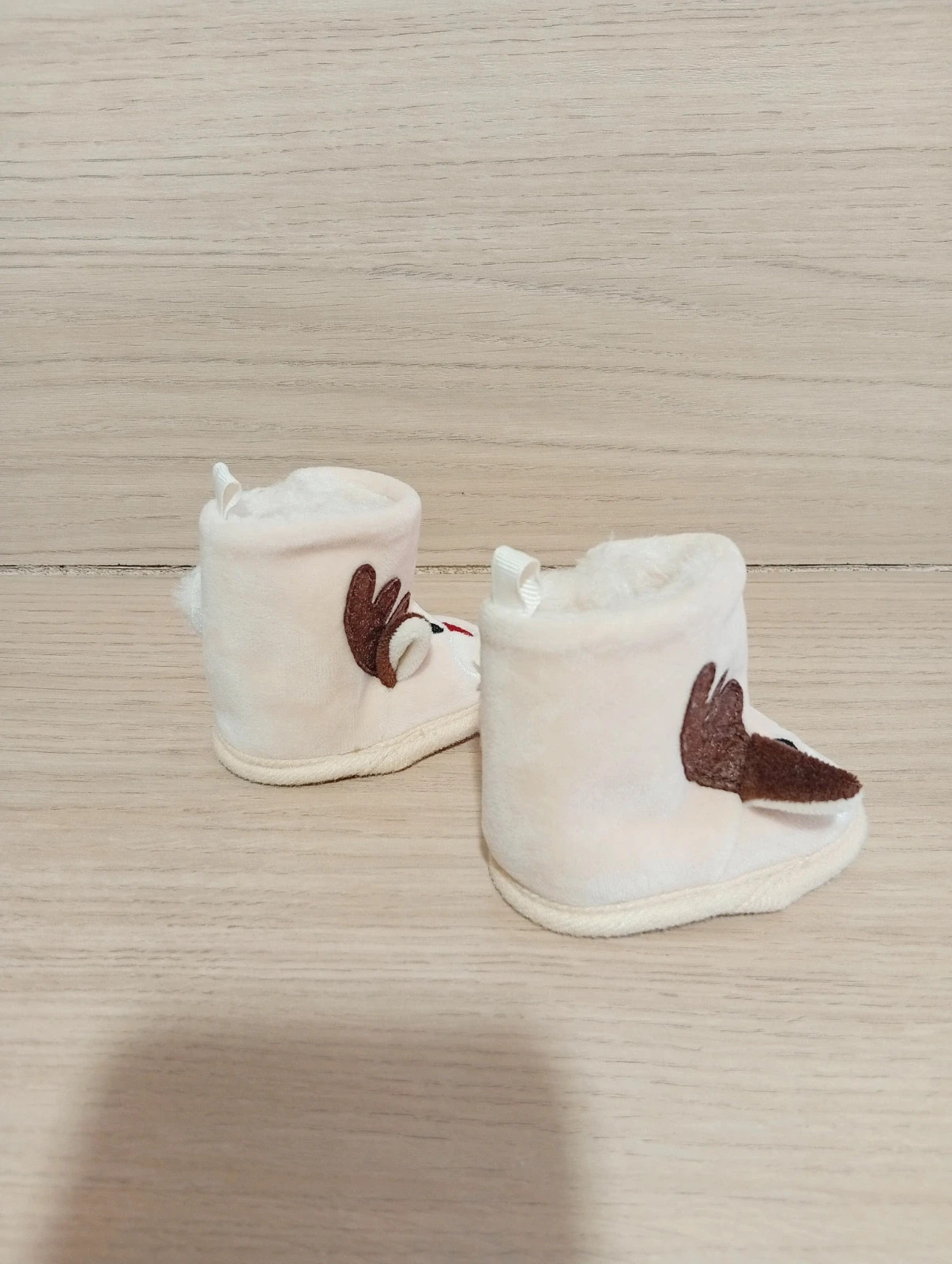 Chausson bébé - taille 0/6 mois - couleur beige – taille 15 et moins 4