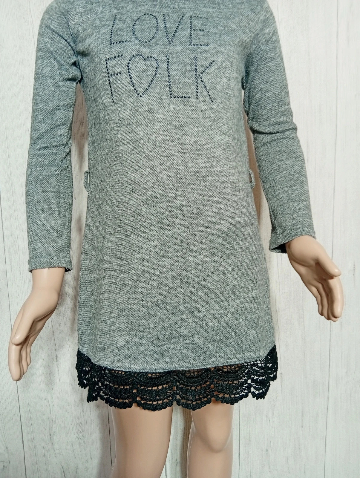 Robe d'hiver fille - taille 8 ans - gemo - couleur gris noir – Gémo – taille 8 ans / 128 cm 3