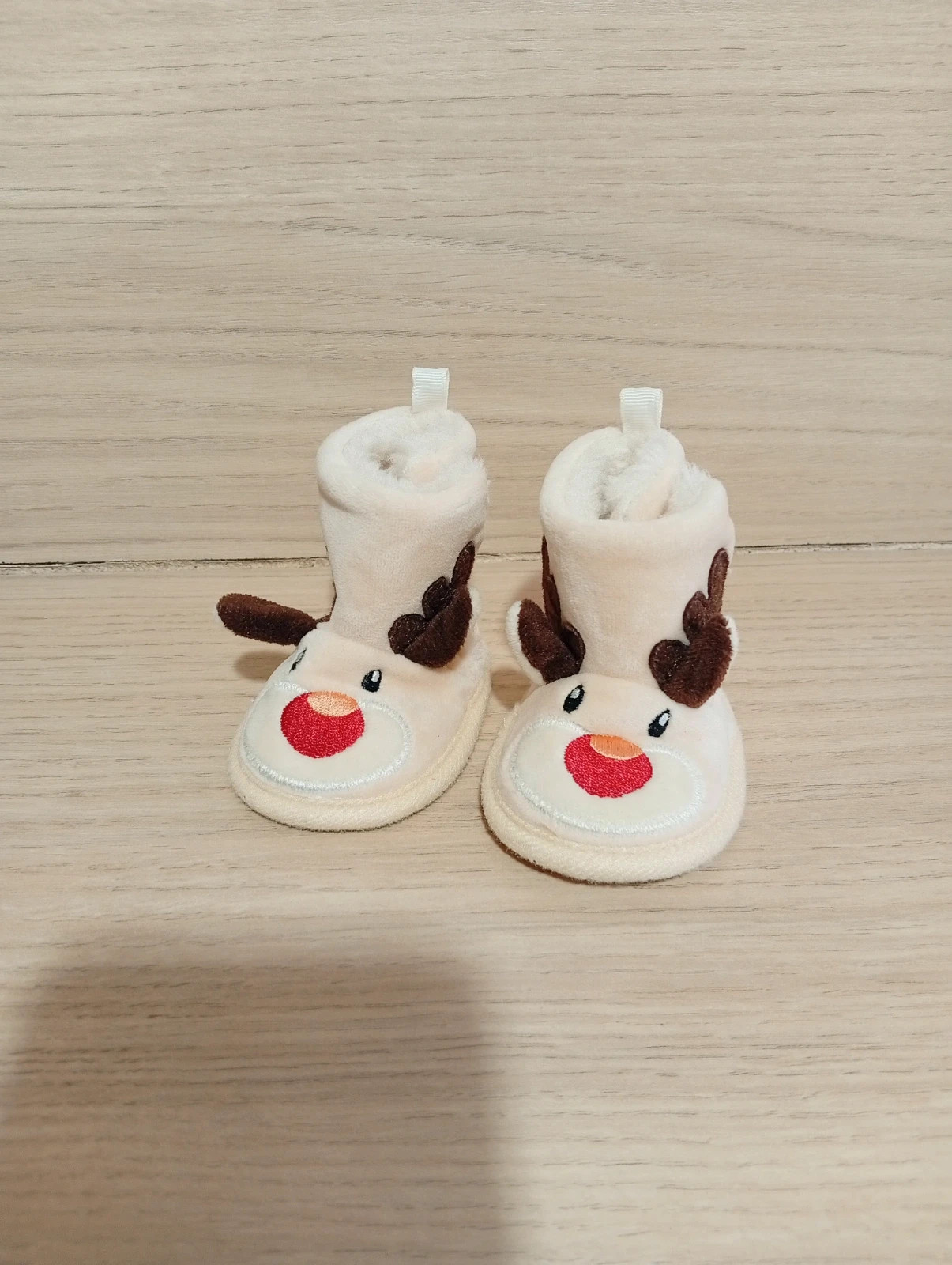 Chausson bébé - taille 0/6 mois - couleur beige – taille 15 et moins