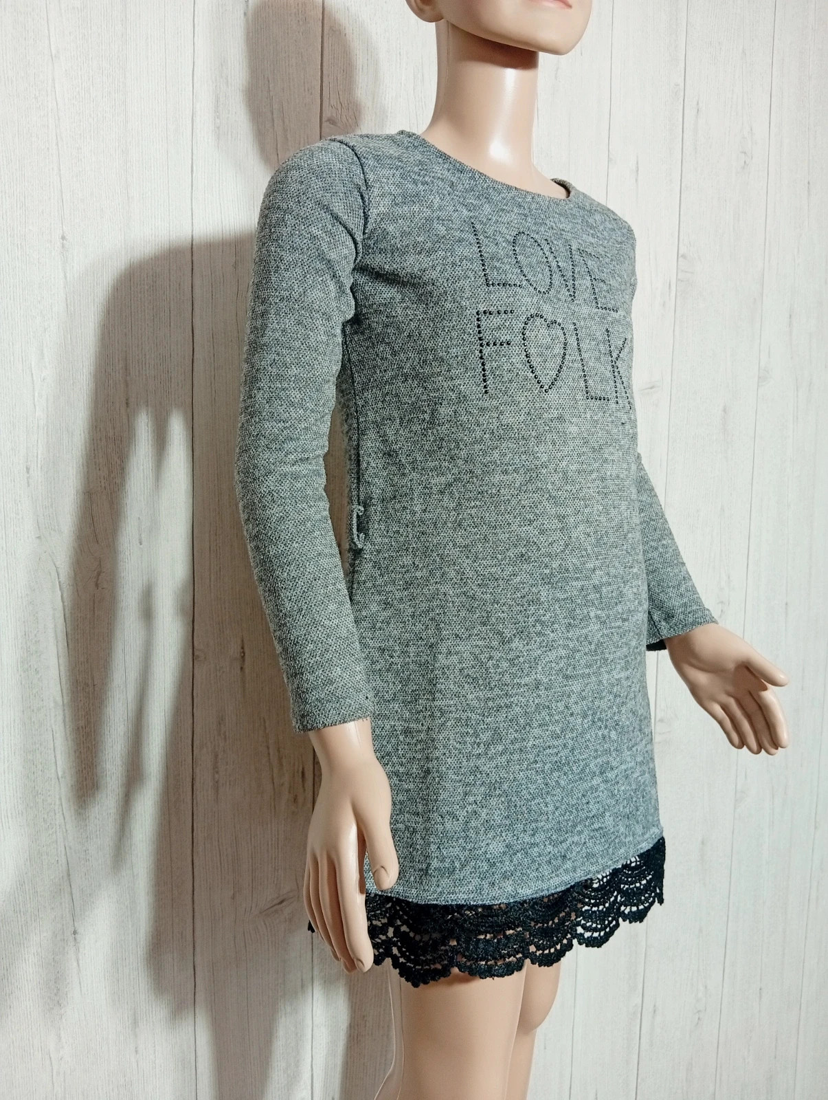 Robe d'hiver fille - taille 8 ans - gemo - couleur gris noir – Gémo – taille 8 ans / 128 cm 4