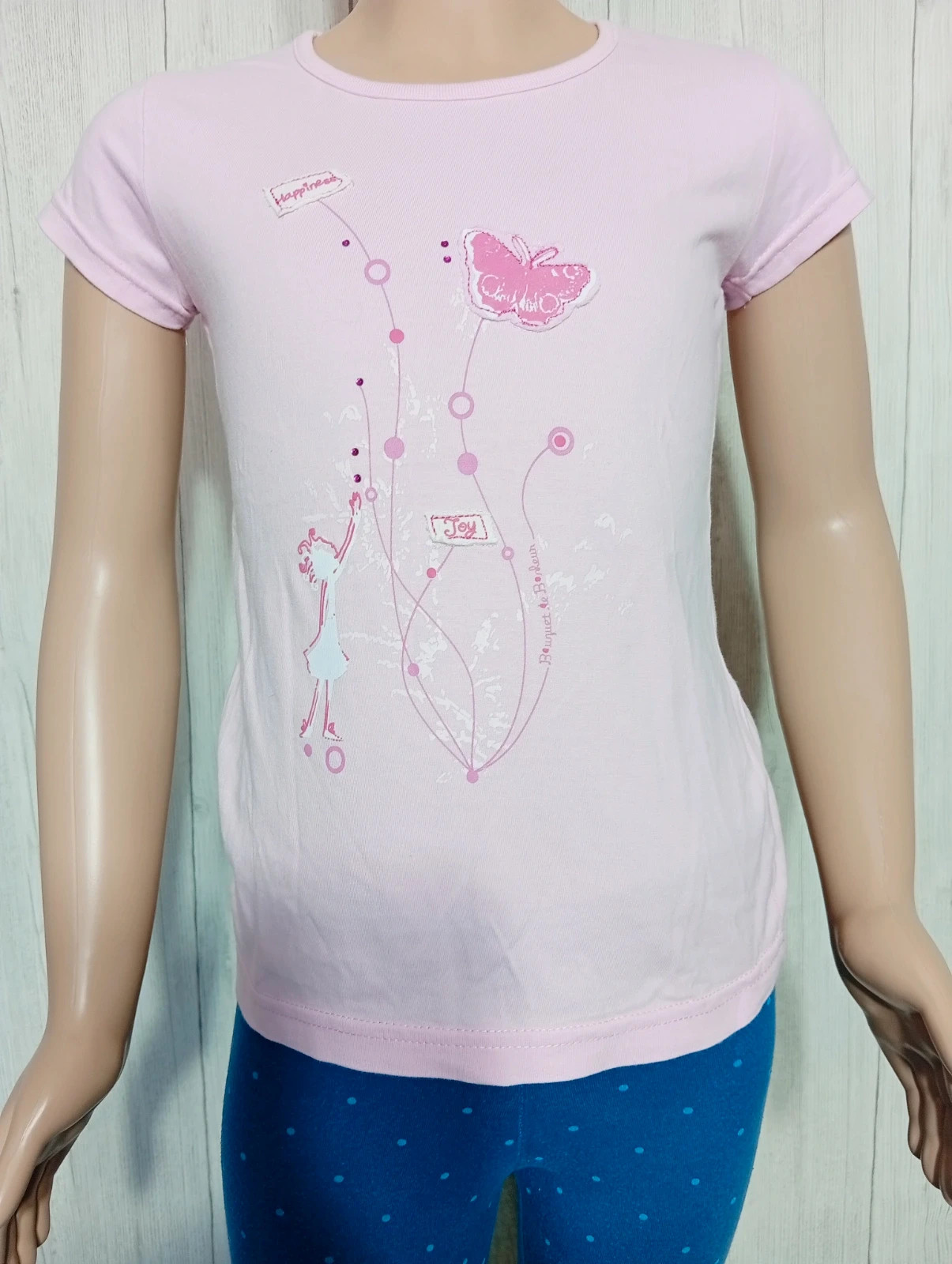 T-shirt imprimé manches courtes fille - taille 10 ans (138 cm) - lisa rose - couleur rose – Lisa Rose – taille 10 ans / 140 cm 3