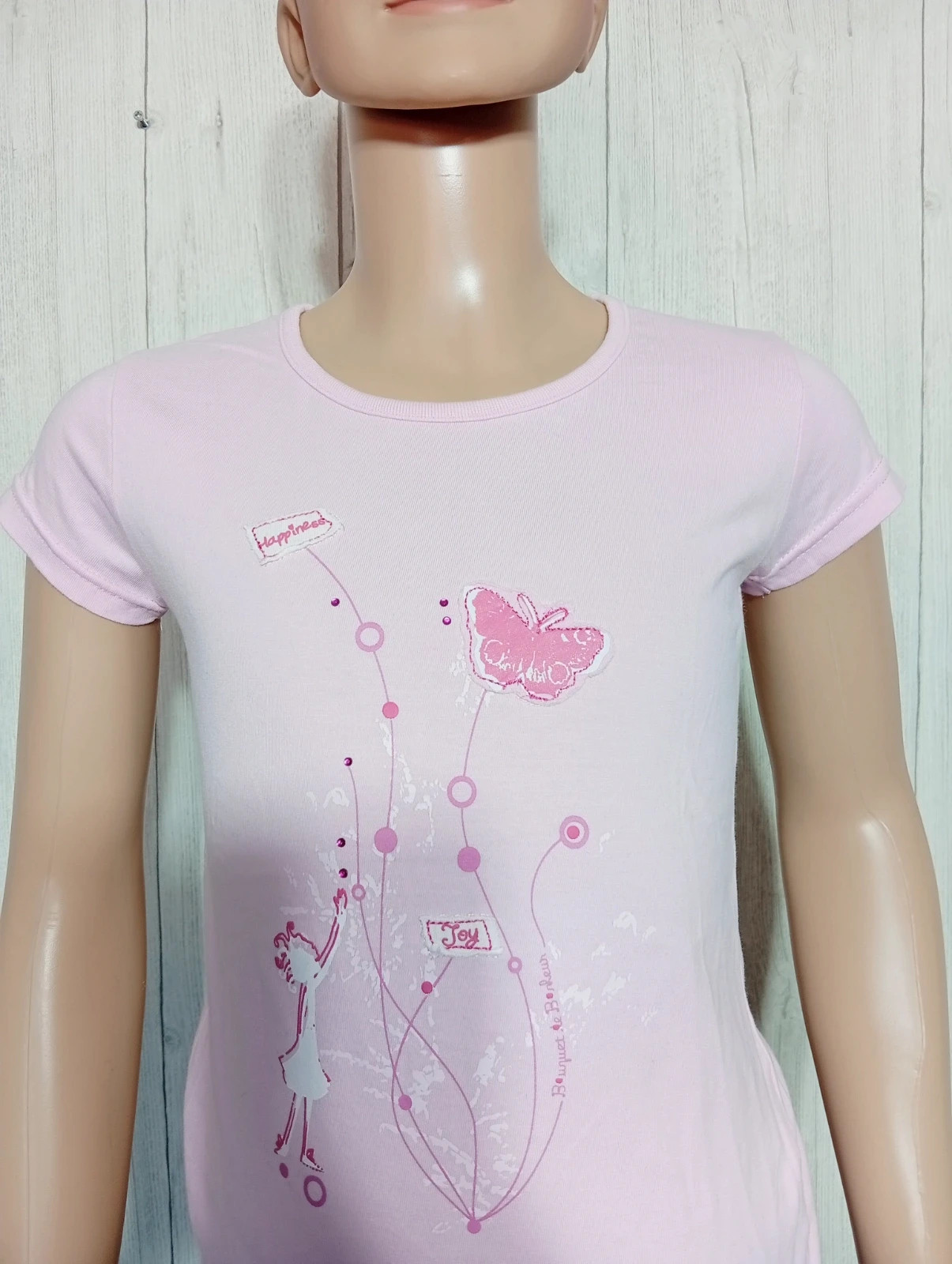 T-shirt imprimé manches courtes fille - taille 10 ans (138 cm) - lisa rose - couleur rose – Lisa Rose – taille 10 ans / 140 cm 2