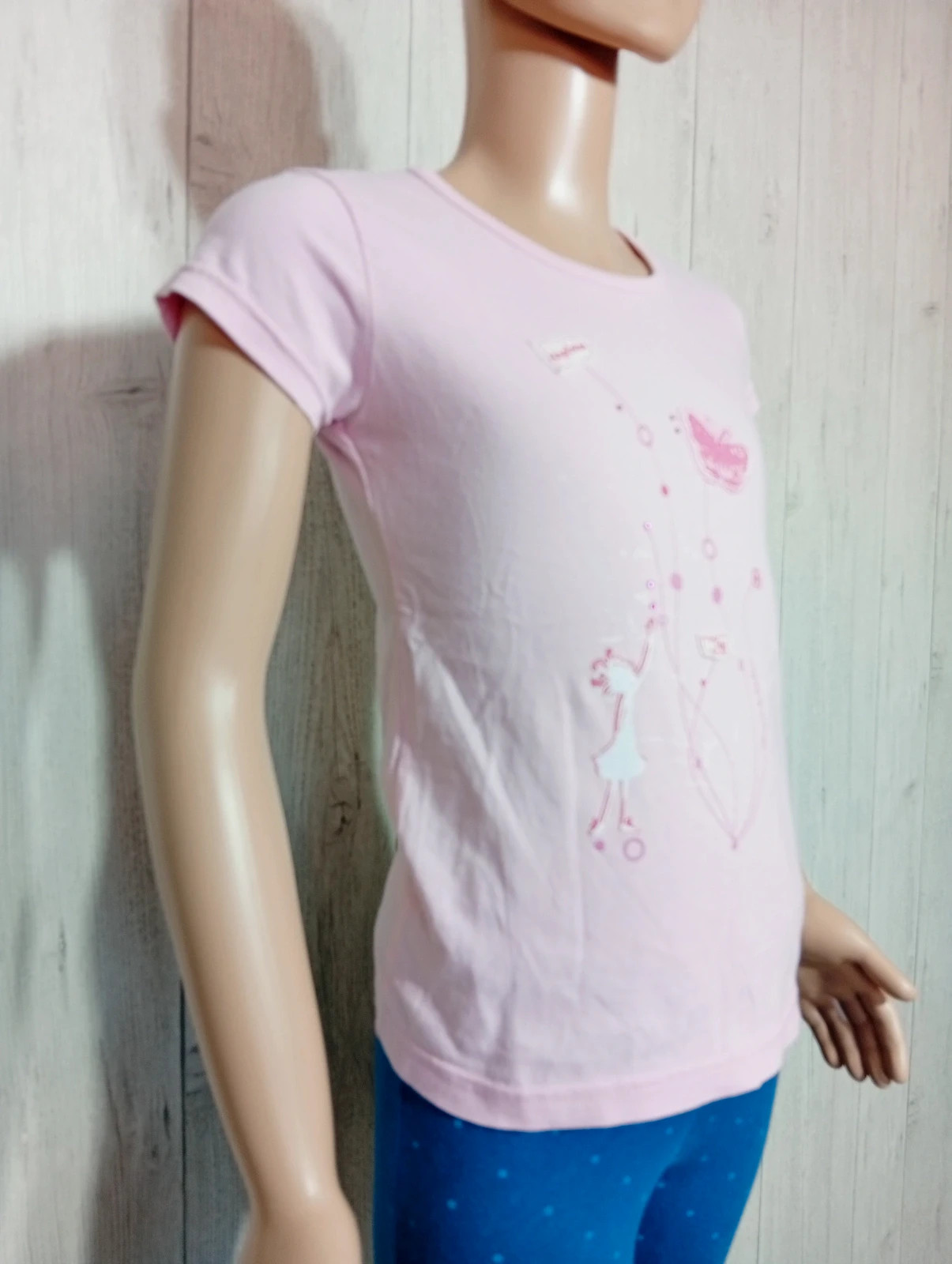 T-shirt imprimé manches courtes fille - taille 10 ans (138 cm) - lisa rose - couleur rose – Lisa Rose – taille 10 ans / 140 cm 4