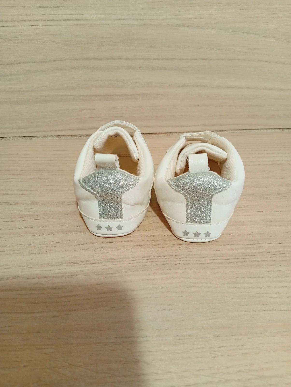 Chaussures bebe fille - taille 9/12 mois - hello moon-couleur creme – hello moon – taille 15 et moins 4