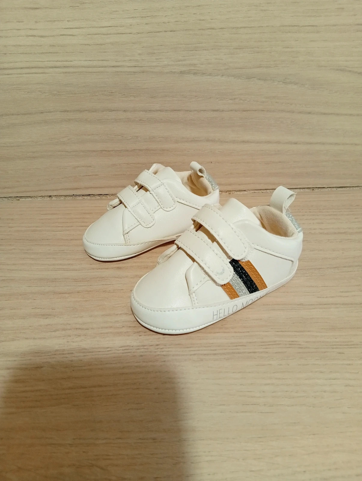 Chaussures bebe fille - taille 9/12 mois - hello moon-couleur creme – hello moon – taille 15 et moins
