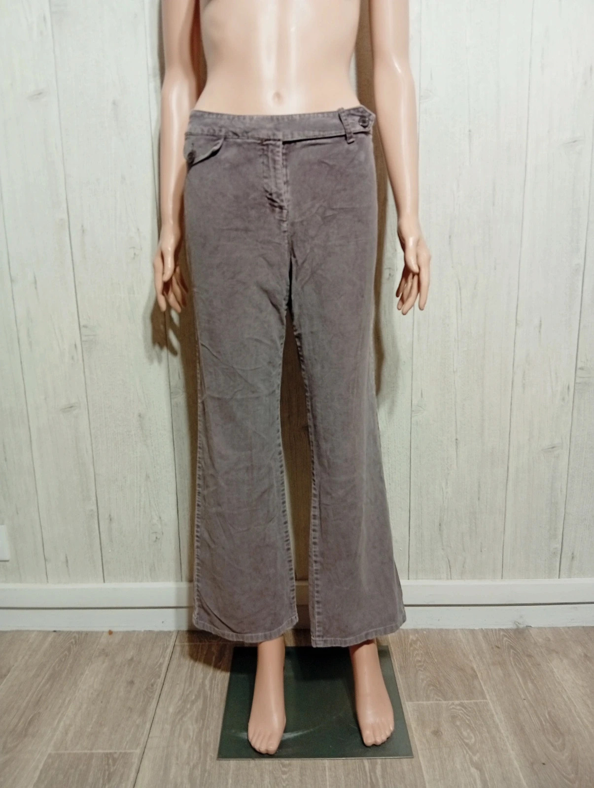 Pantalon a jambes larges femme - taille L/40 -kiabi - couleur violet – Kiabi – taille L / 40 / 12
