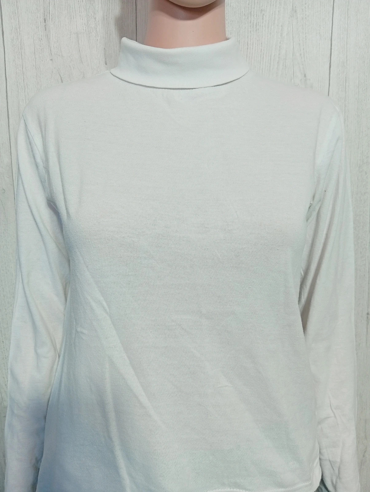 Pull a col roulé fille - taille 16 ans -couleur blanc – taille 16 ans / 176 cm 2