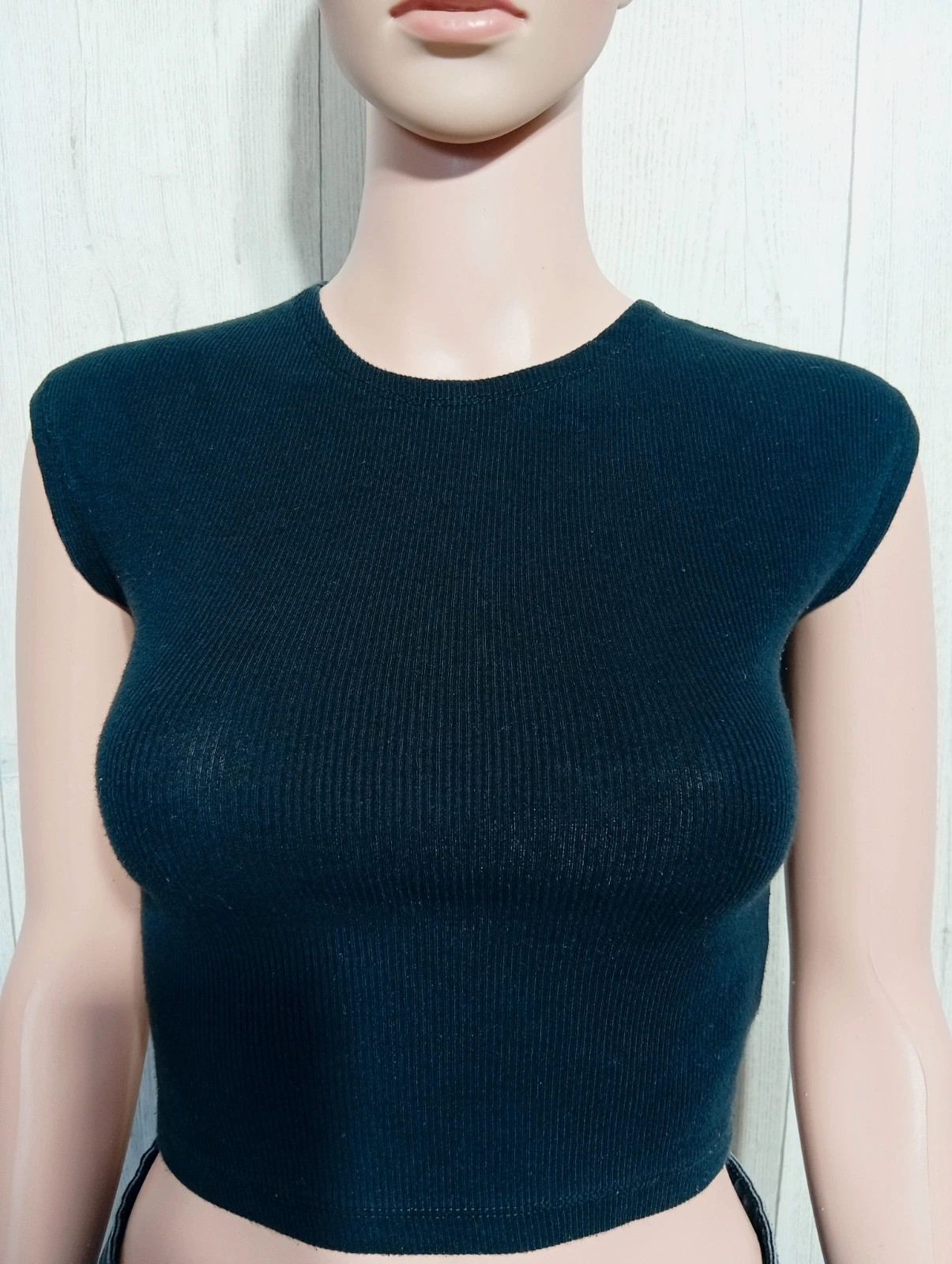 Top court fille - taille 16 ans/S - Stradivarius - couleur noir – Stradivarius – taille 16 ans / 176 cm 2