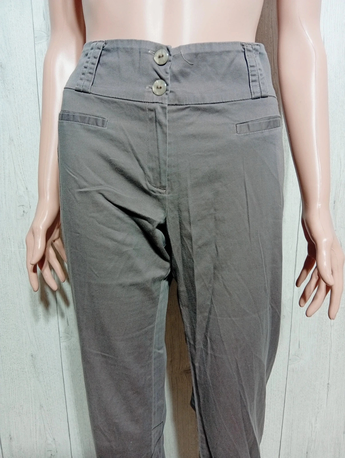 Pantalon droit femme - taille L/40 - inextenso- couleur gris – In Extenso – taille L / 40 / 12 2