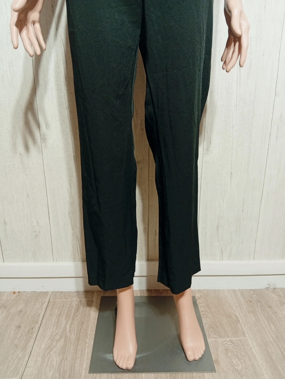 Pantalon droit femme - taille L/40 - yessica - couleur noir – Yessica – taille L / 40 / 12 3