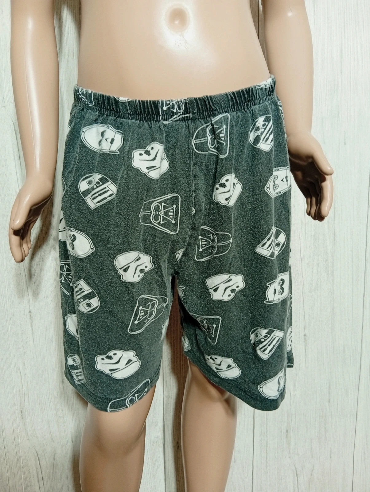 Short de pyjama garcon - taille 12/13 ans - star wars - couleur gris et blanc – Star Wars – taille 12 ans / 152 cm