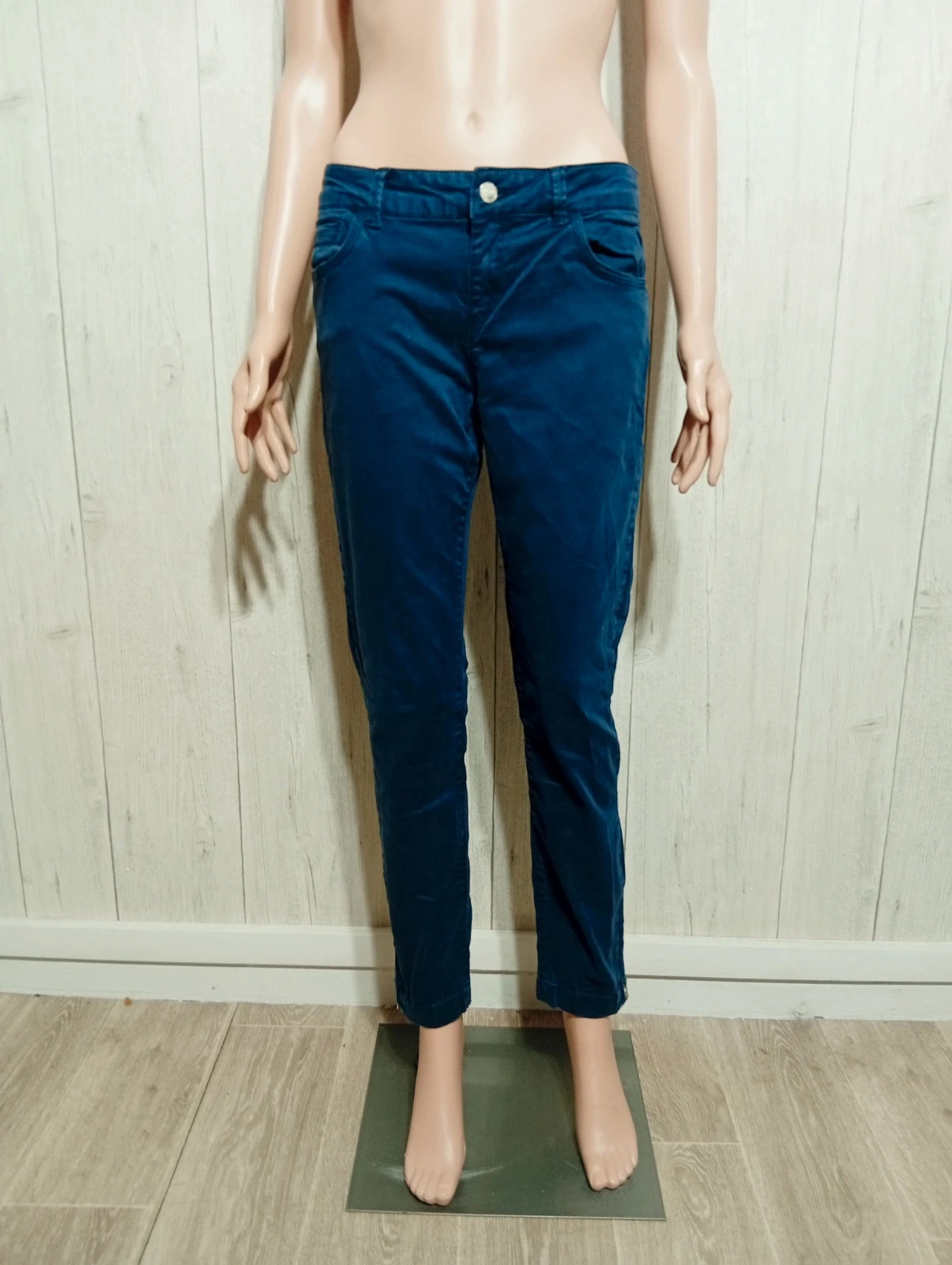 Jeans femme - taille L/40 - cache cache - couleur marine