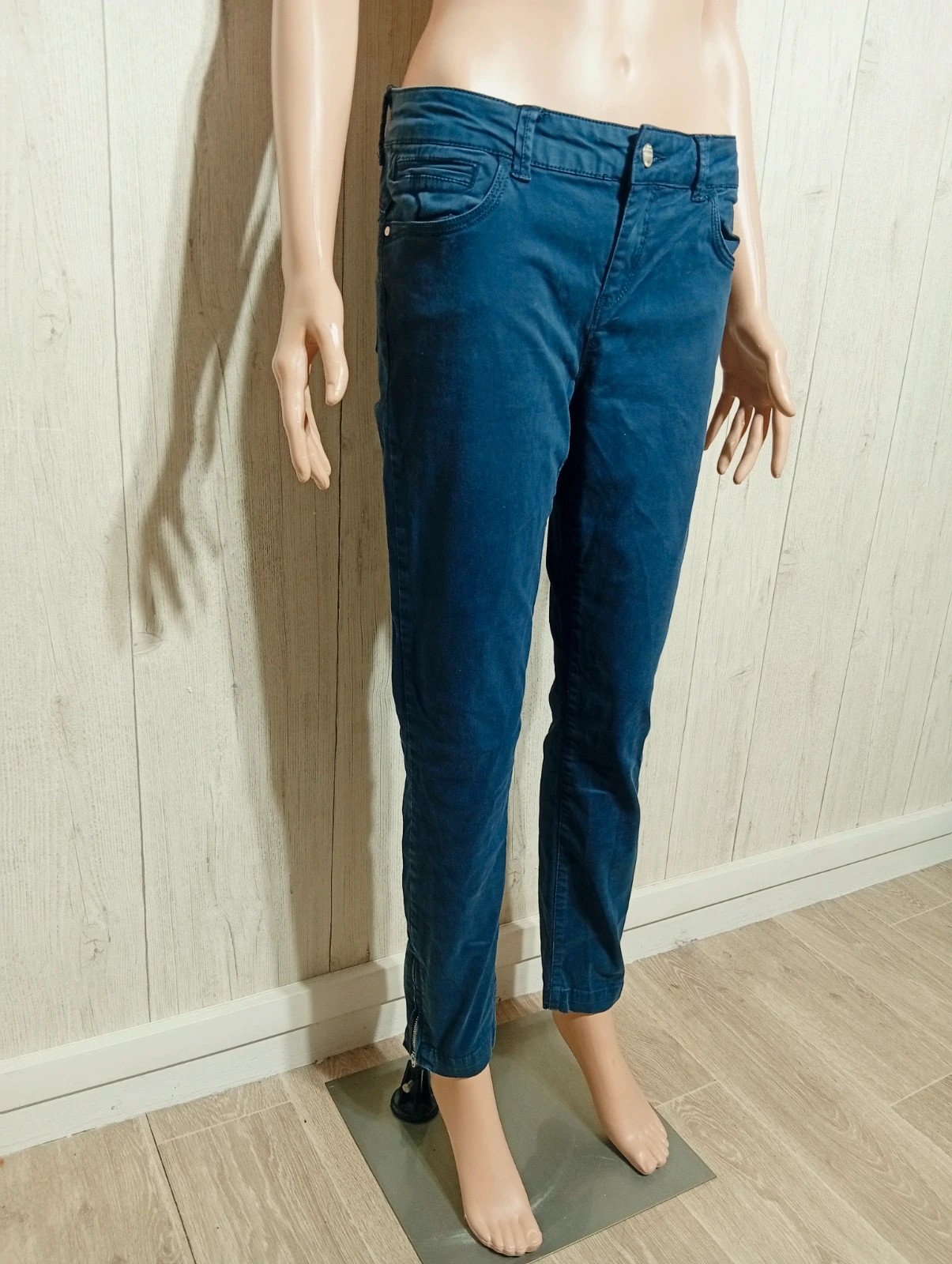 Jeans femme - taille L/40 - cache cache - couleur marine – Cache Cache – taille L / 40 / 12 5