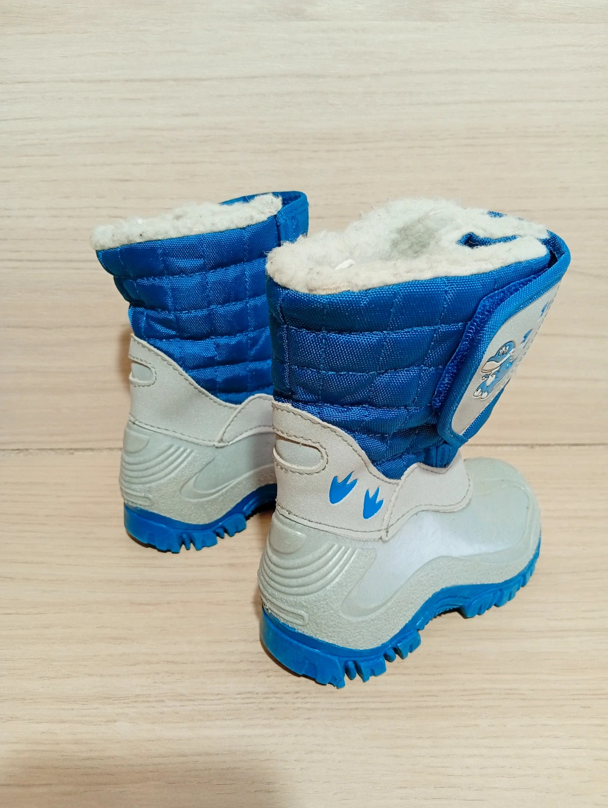 Botte de ski - taille 22 - couleur bleu et gris – taille 22 5